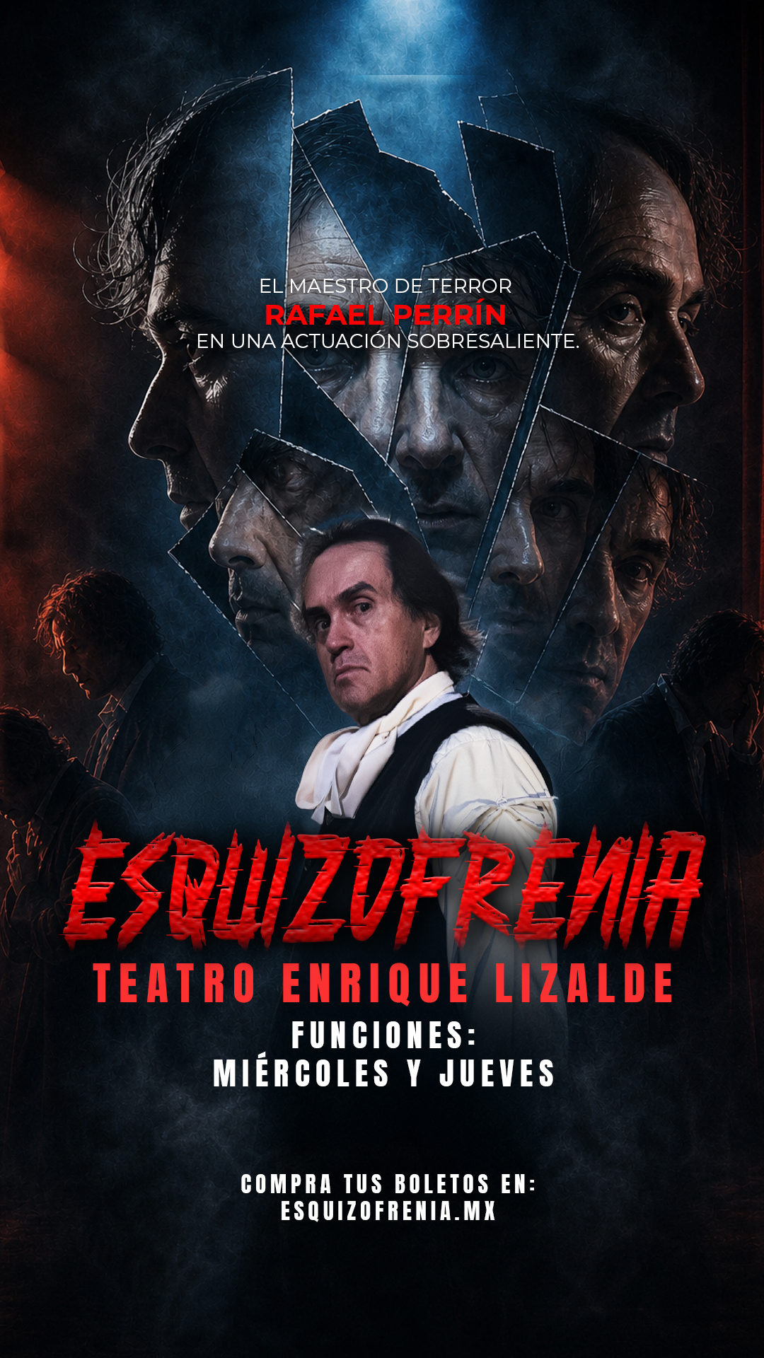 Esquizofrenia MX Facebook ad: Rafael Perrín en CDMX