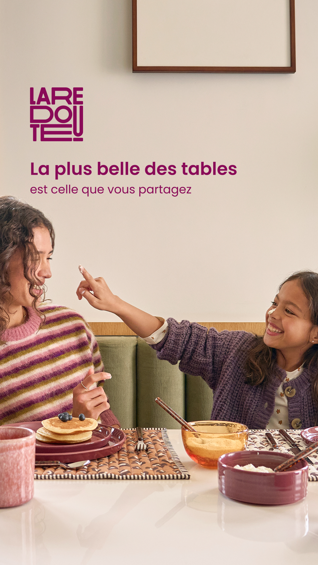 La Redoute Facebook ad: Mobilier, art de la table… Découvrez notre sélection…