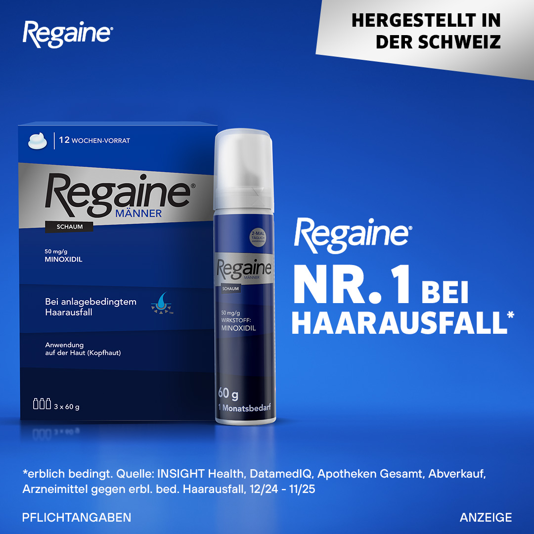 Regaine Deutschland Facebook ad from Mar 10, 2026