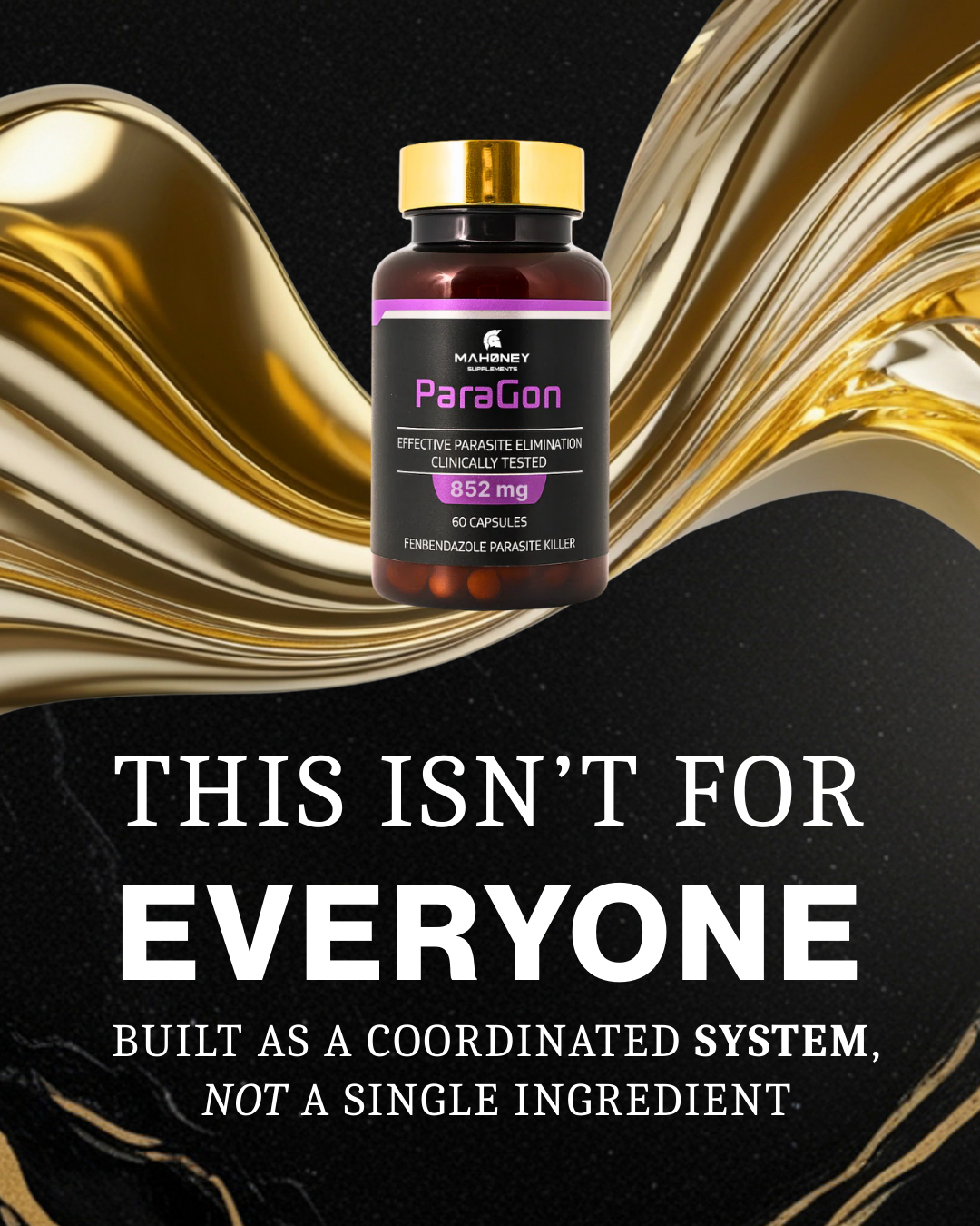 Mahoney Supplements Facebook ad