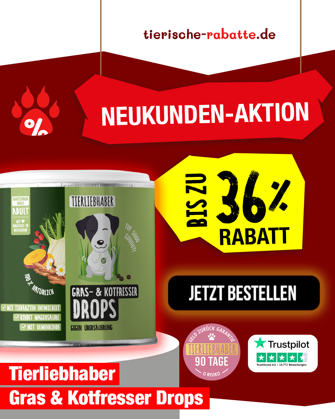 Tierische Rabatte Facebook ad