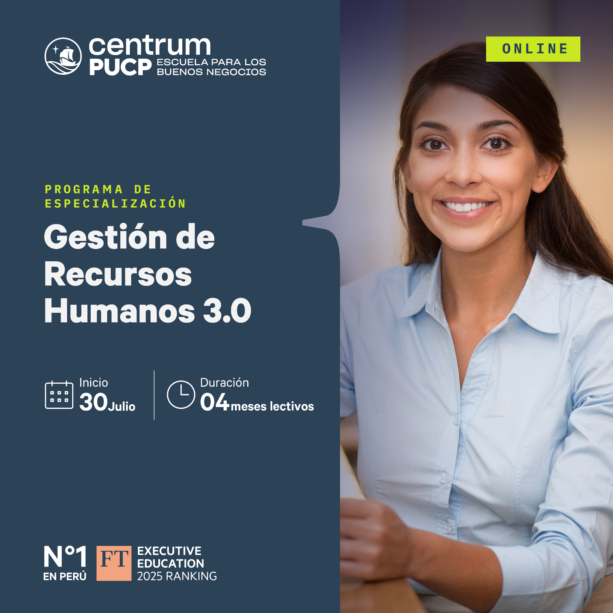 Centrum PUCP: Executive Education Facebook ad