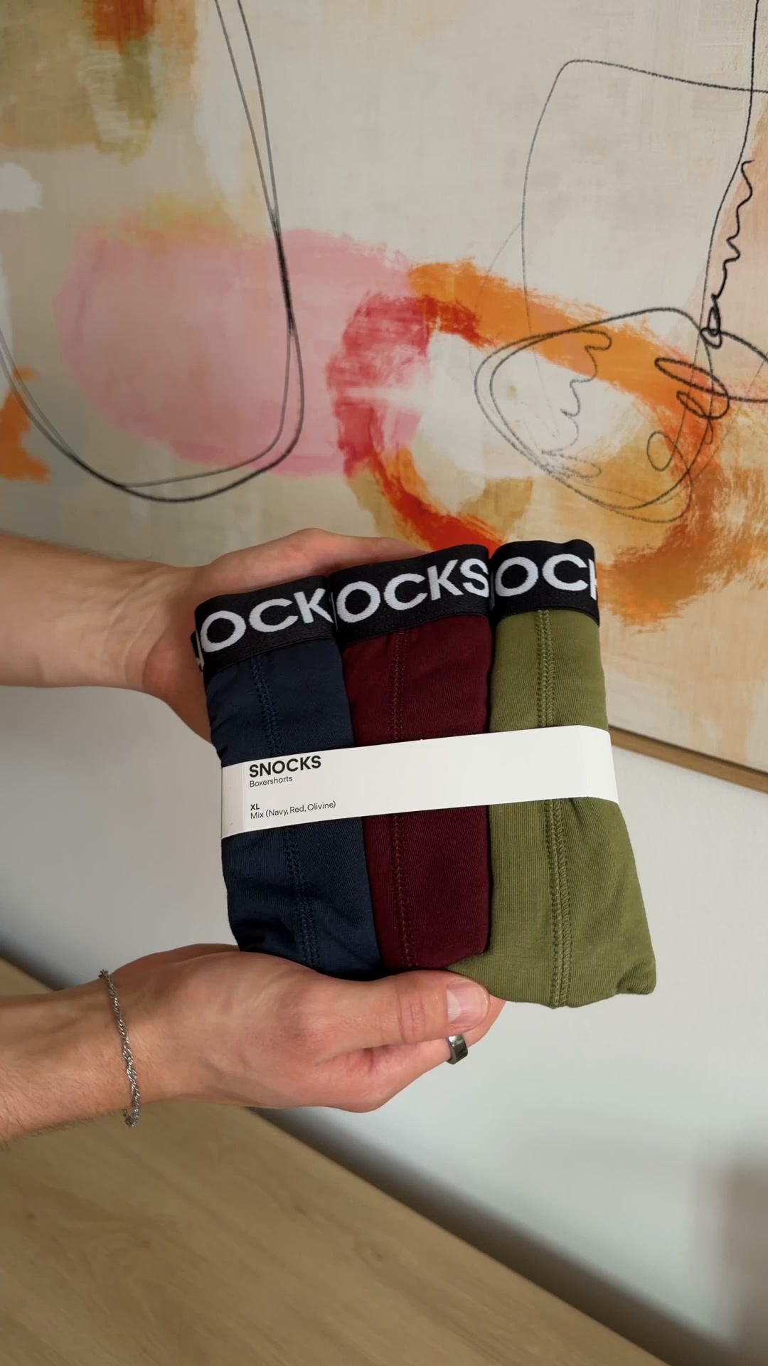Snocks Facebook ad: Jetzt Boxershorts shoppen!