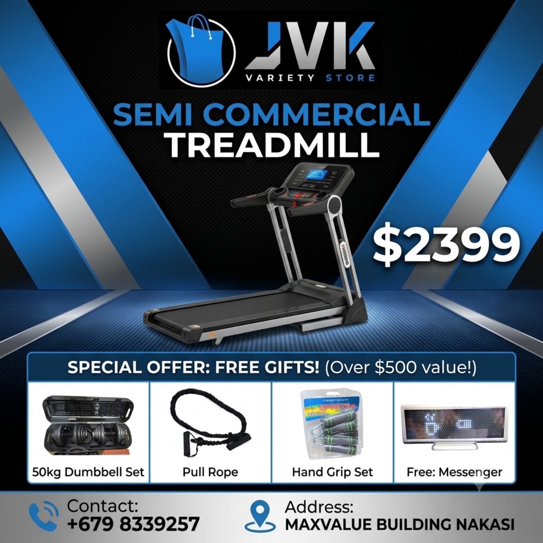 JVK Variety Store Facebook ad: 17/09 - GYM ITEMS.