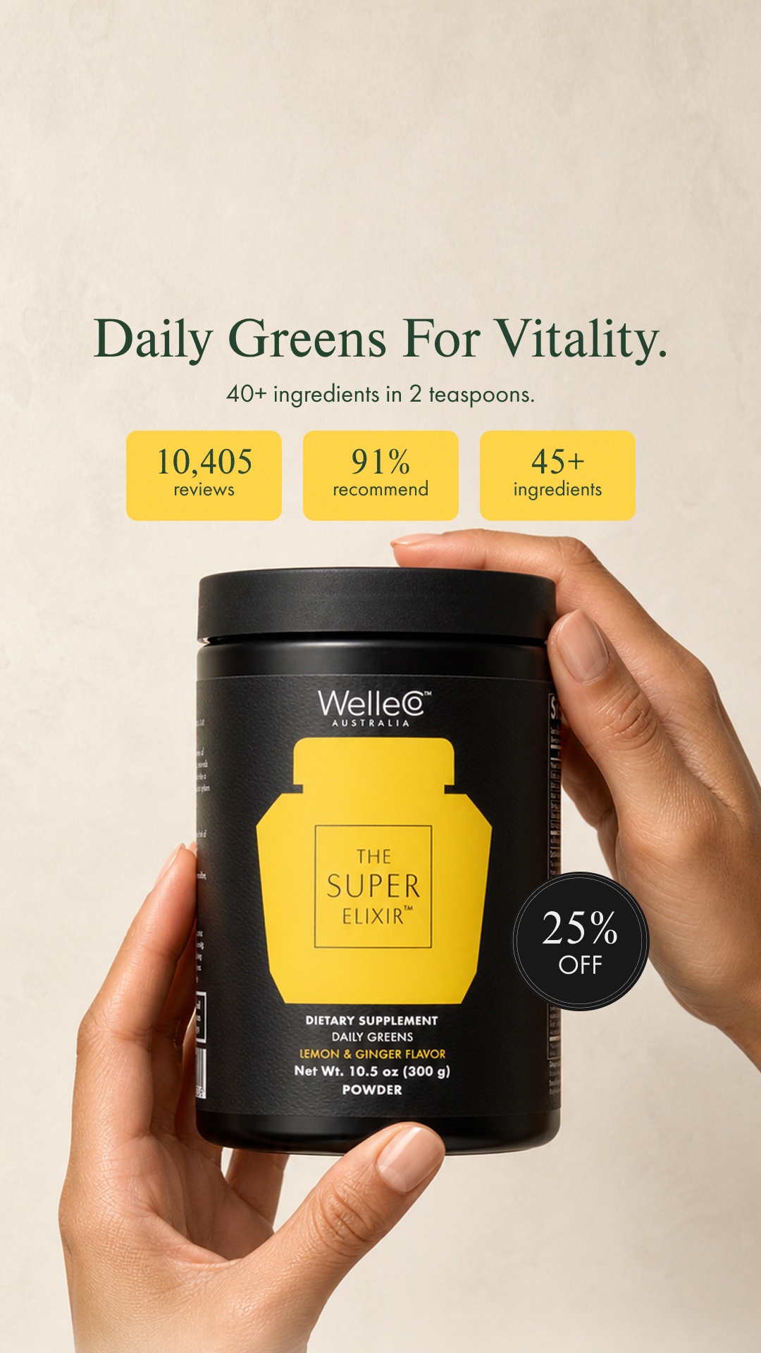 WelleCo Facebook ad