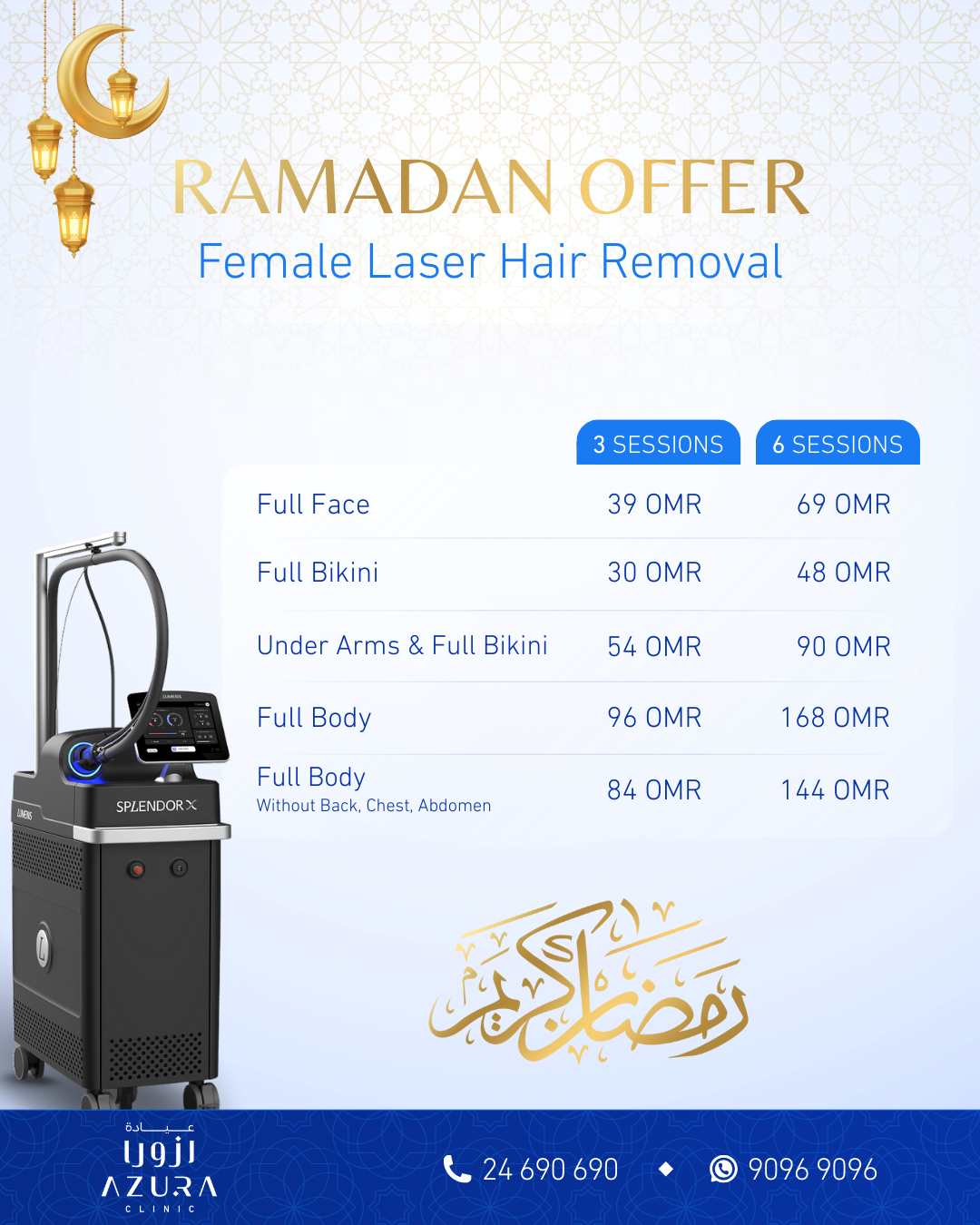 Azura Clinic Facebook ad