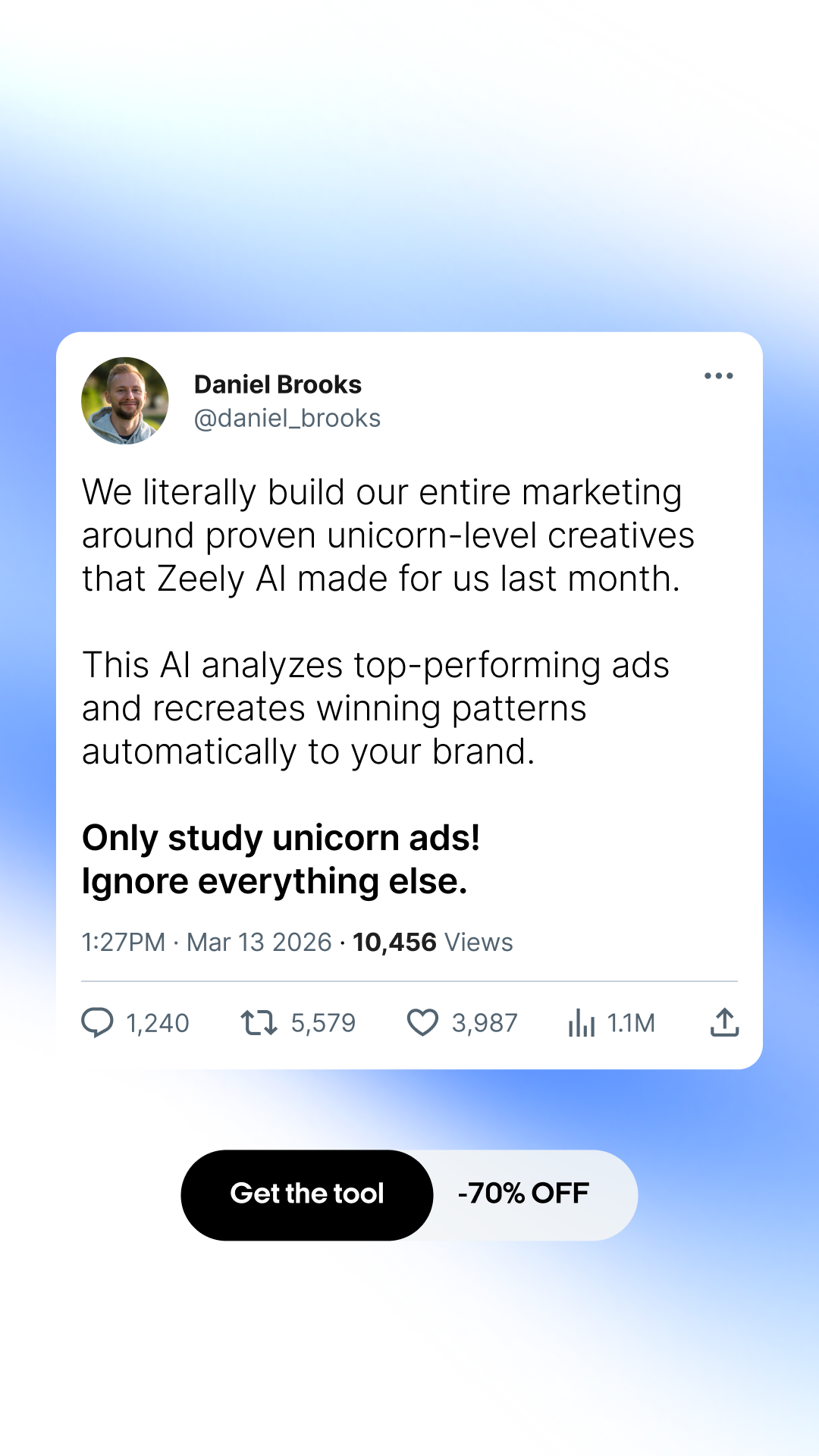 Zeely Facebook ad