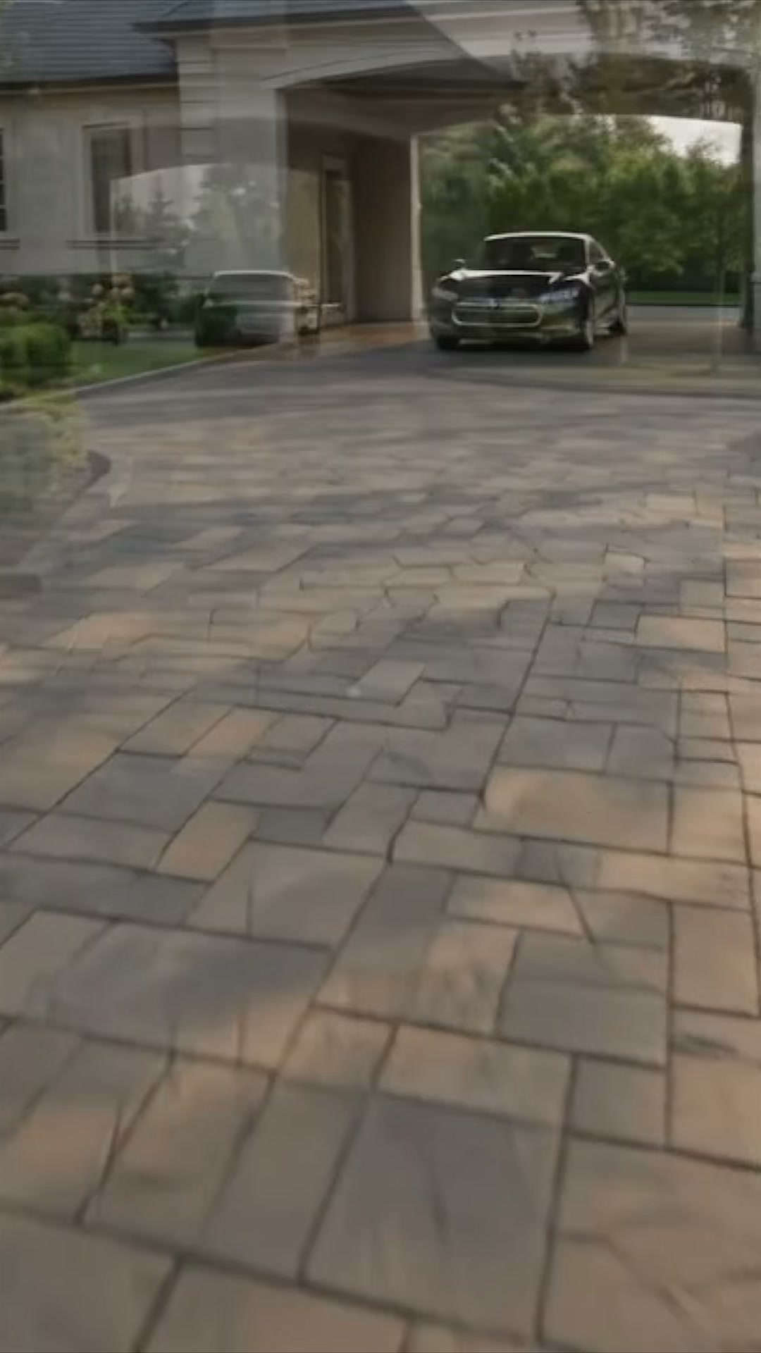 Cambridge Pavingstones With ArmorTec Facebook ad: Long workday? Your reservation is already waiting outside.