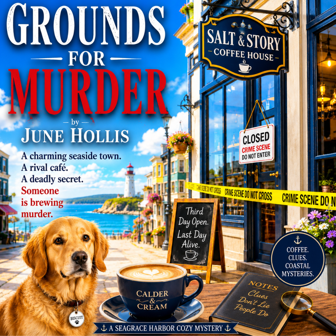 June Hollis Cozy Mystery Facebook ad