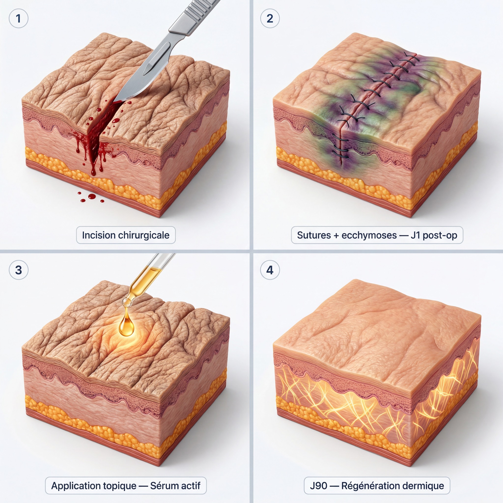Dr. Laetitia Durand Facebook ad: Mon chirurgien avait déjà dessiné les traits d'incision…