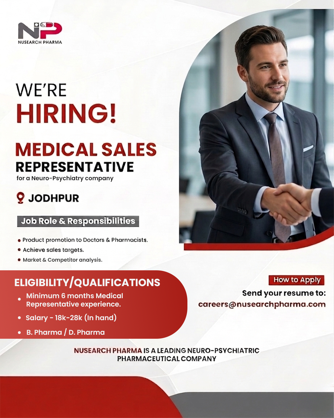 NuSearch Pharma Facebook ad