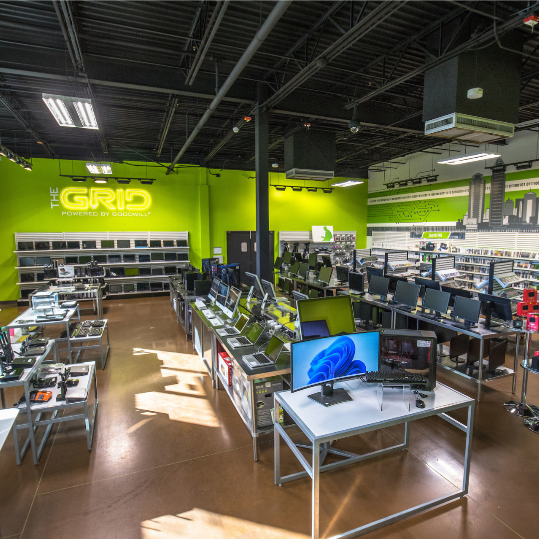 The GRID: Powered by Goodwill Facebook ad
