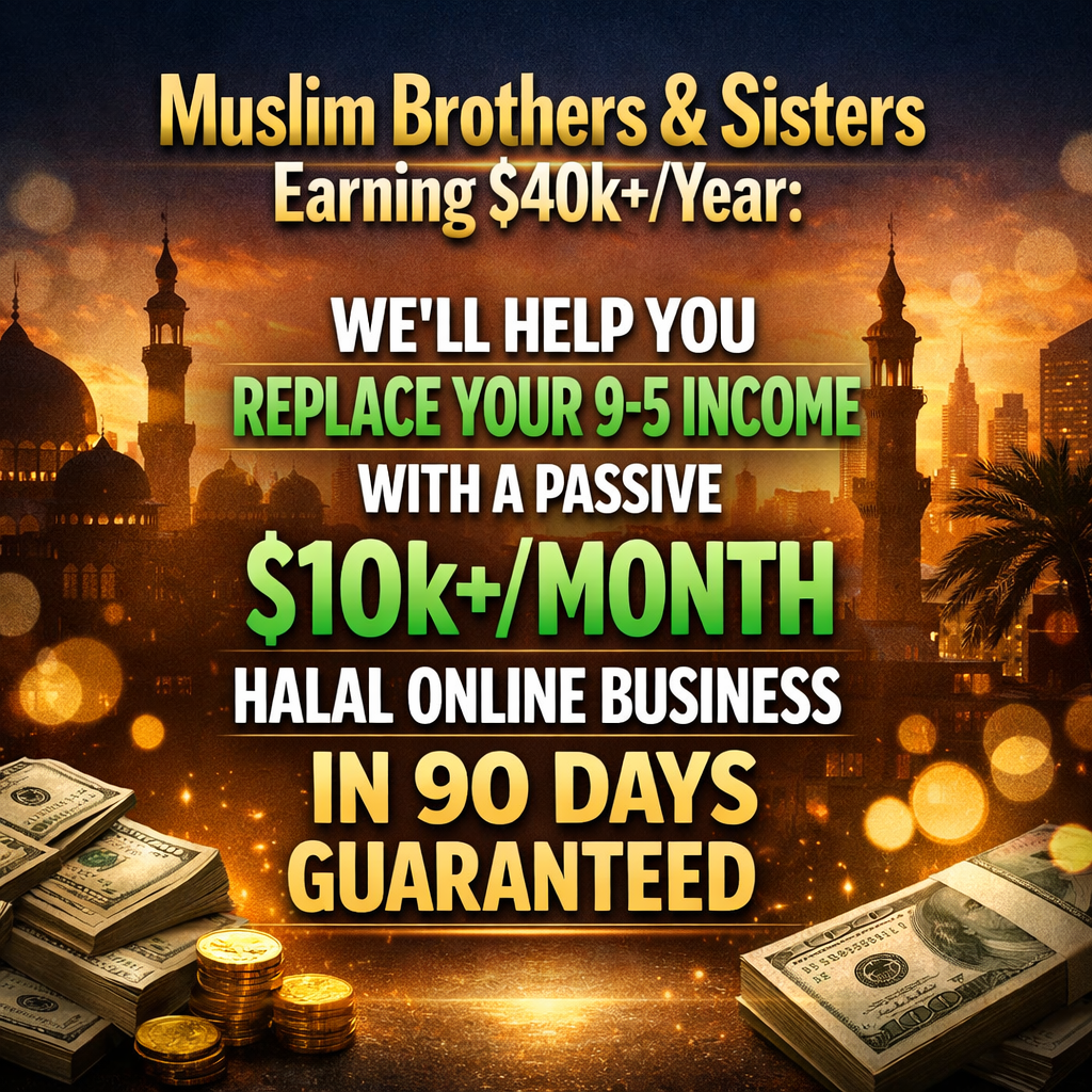Seara Consulting Facebook ad: How To Build a 6-Figure Halal Business