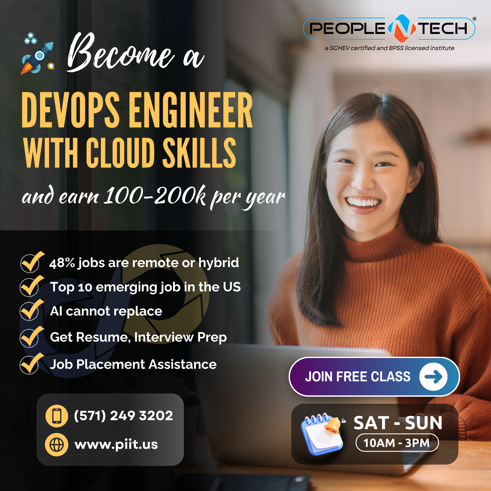 PeopleNTech Institute of Information Technology Facebook ad