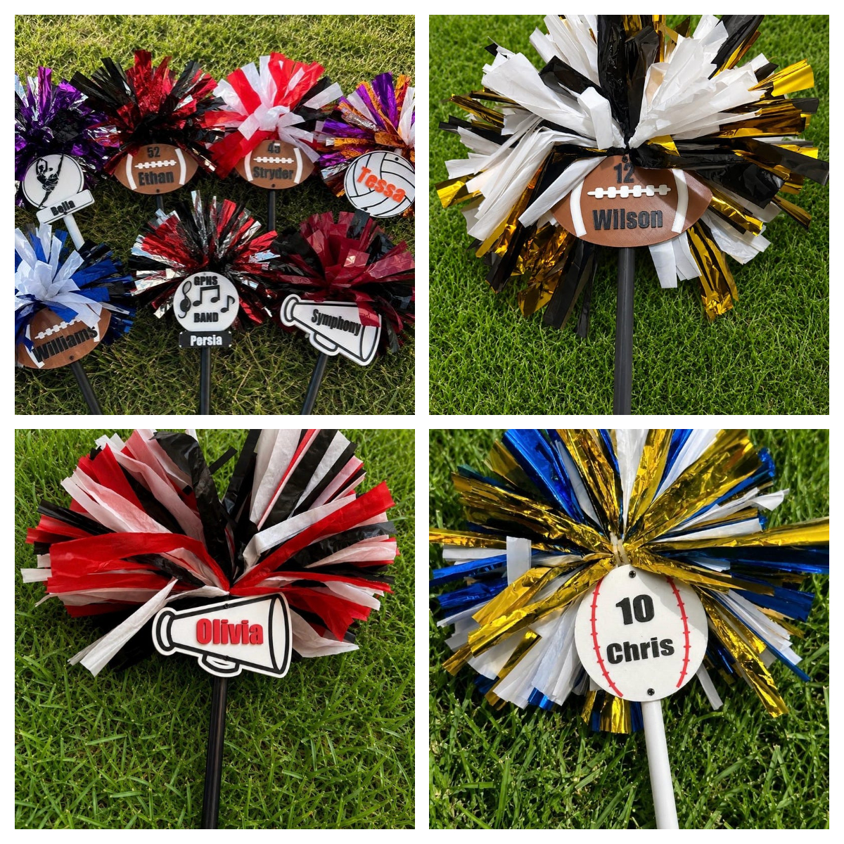 Glee Moment Facebook ad: Custom Pom Spirit Stick!