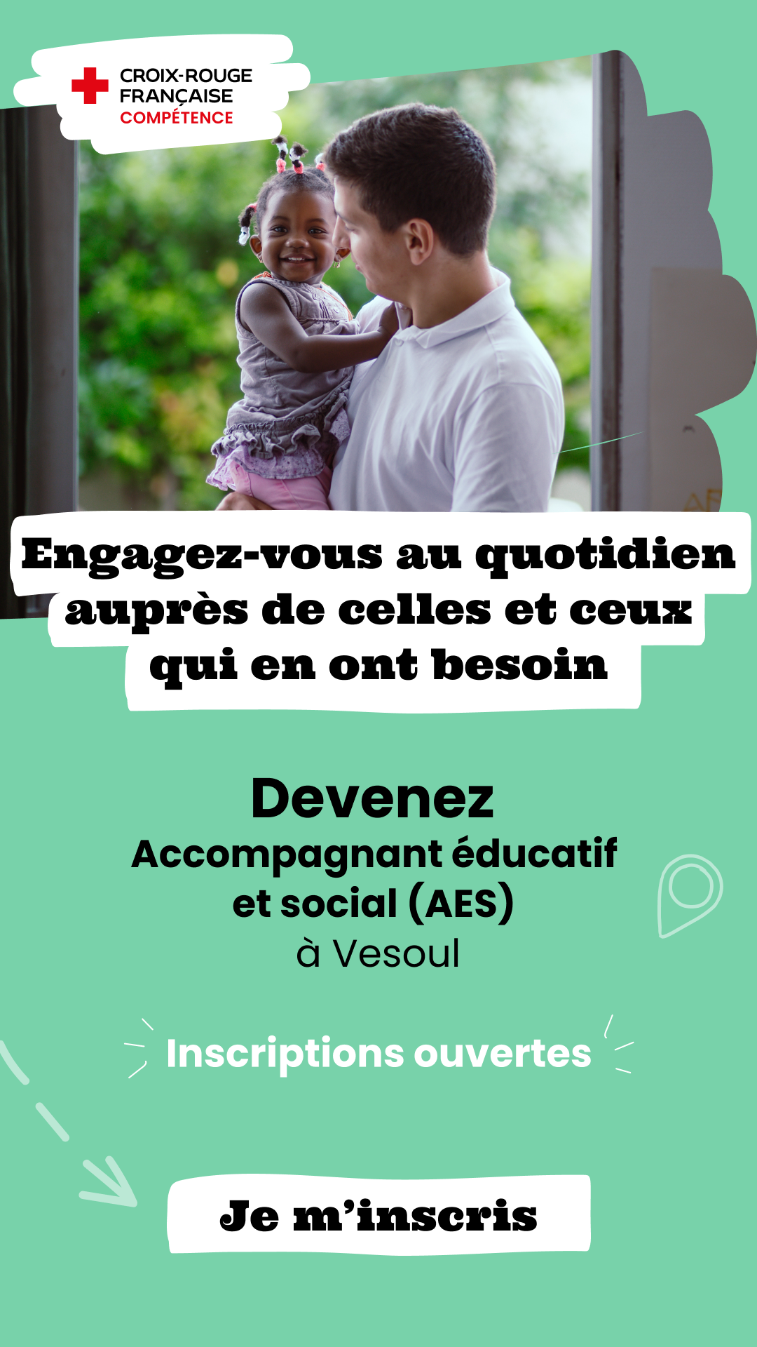 Croix-Rouge Compétence Facebook ad from Mar 17, 2026