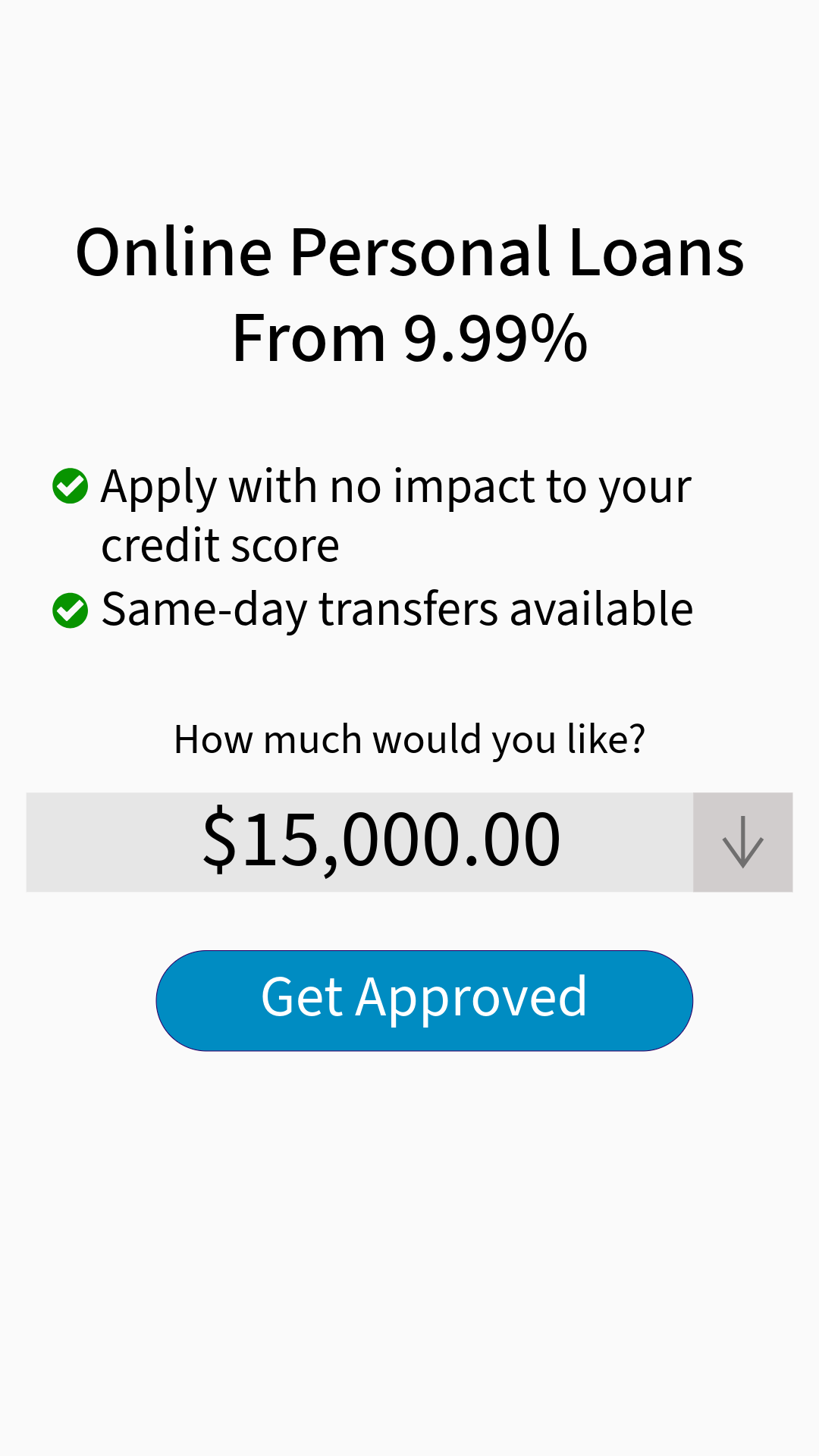 Loans Canada Facebook ad