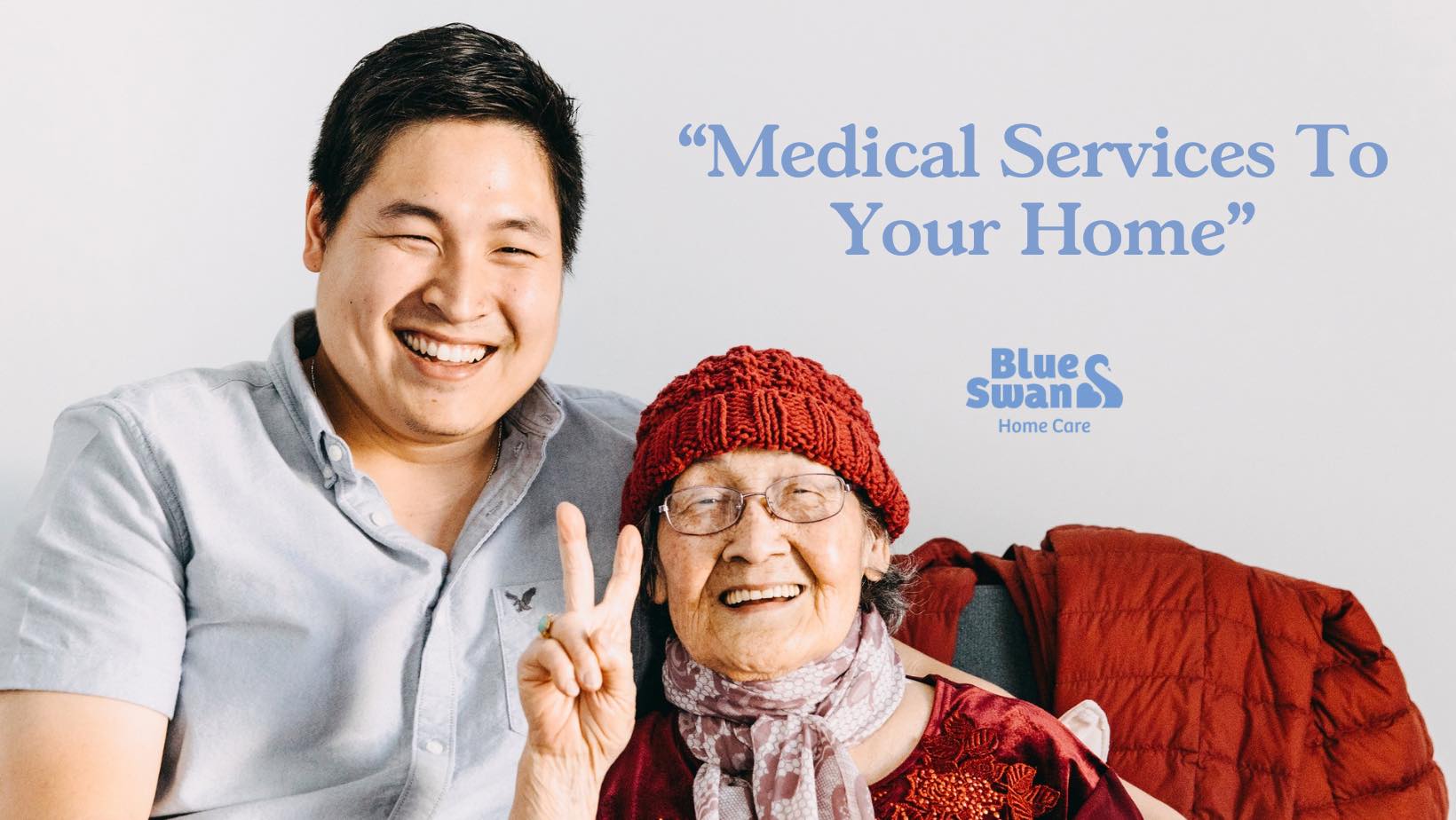 Blue Swan Home Care Facebook ad: Your Journey Home, Supported Every Step of the…