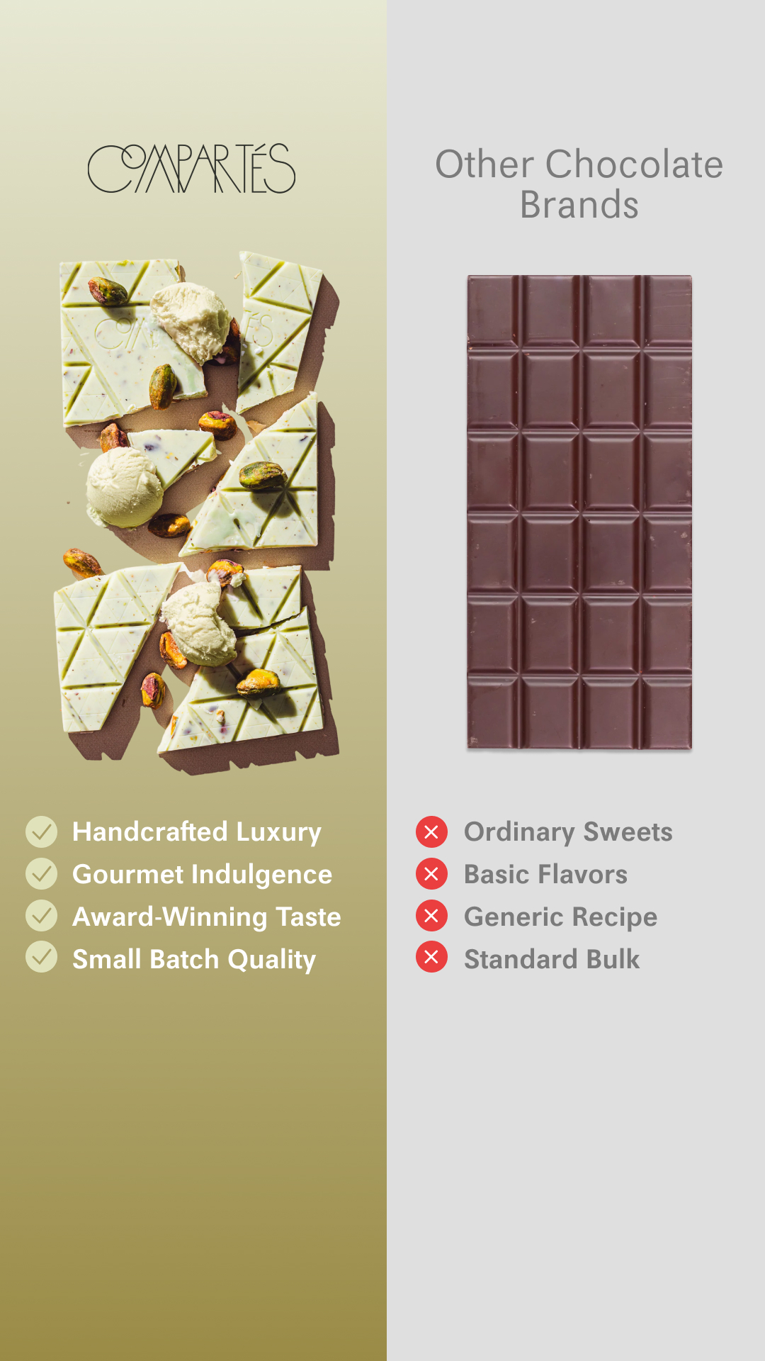 Compartes Chocolate Facebook ad