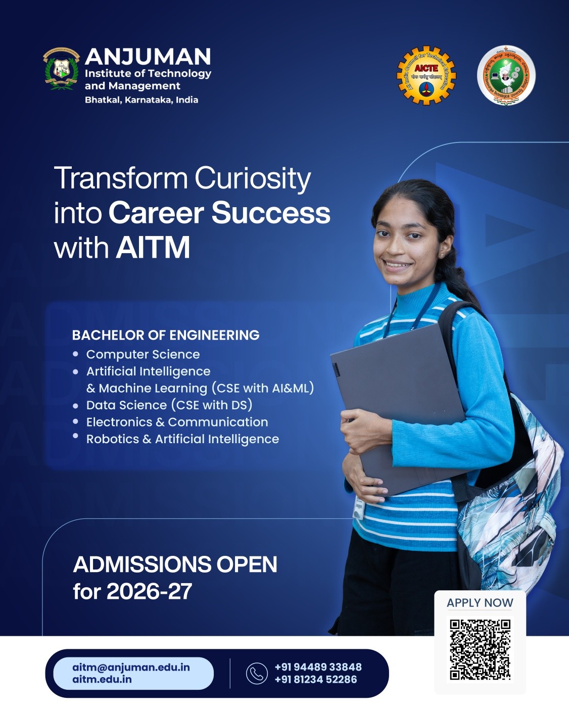Anjuman Institute of Technology and Management Facebook ad from Jun 24, 2026