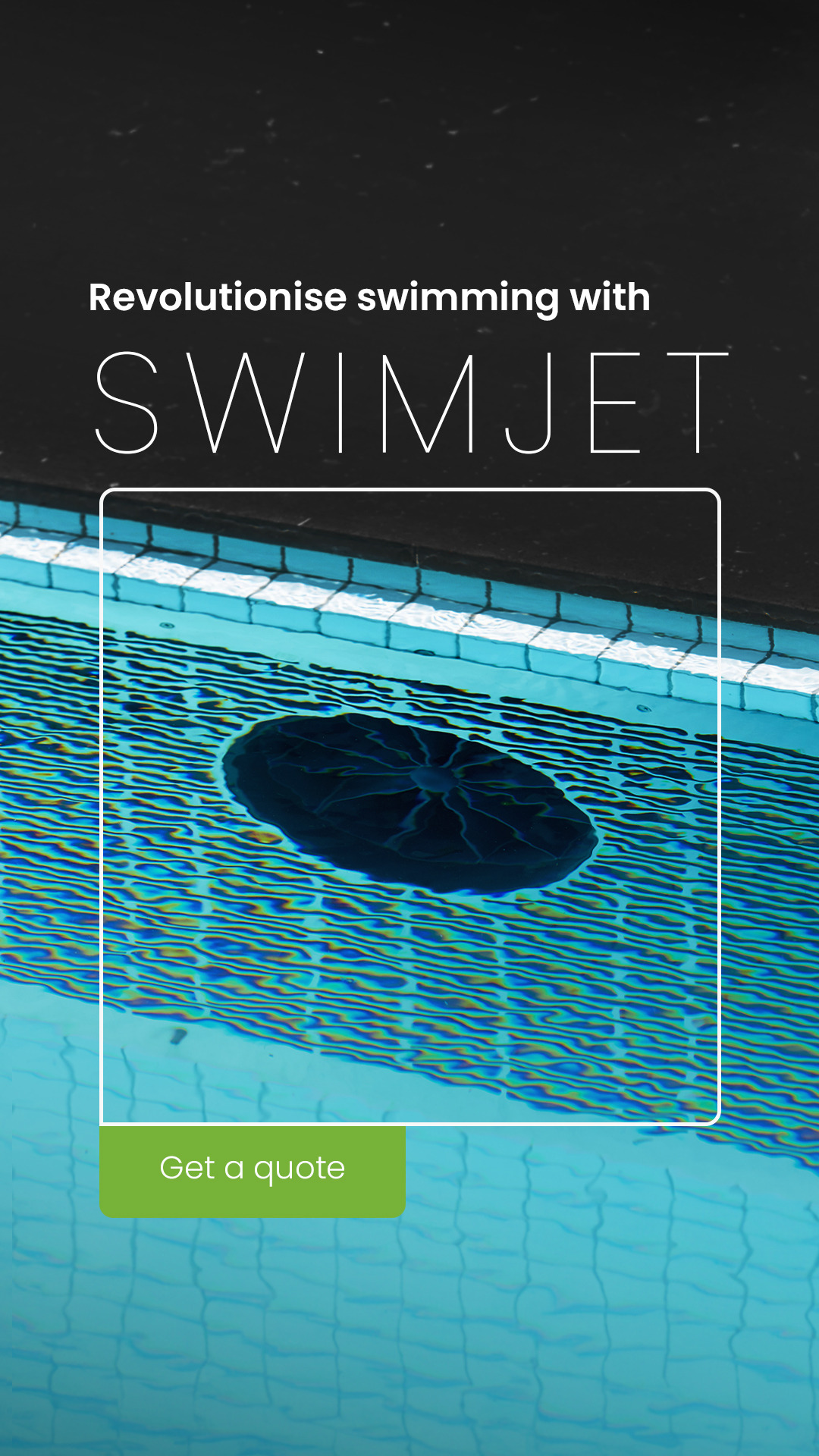 Remco Pool Covers & Products Facebook ad: Save Energy & Swim Better with SwimJet