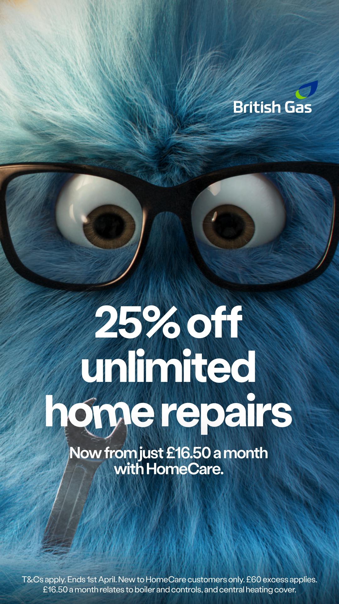 British Gas Facebook ad