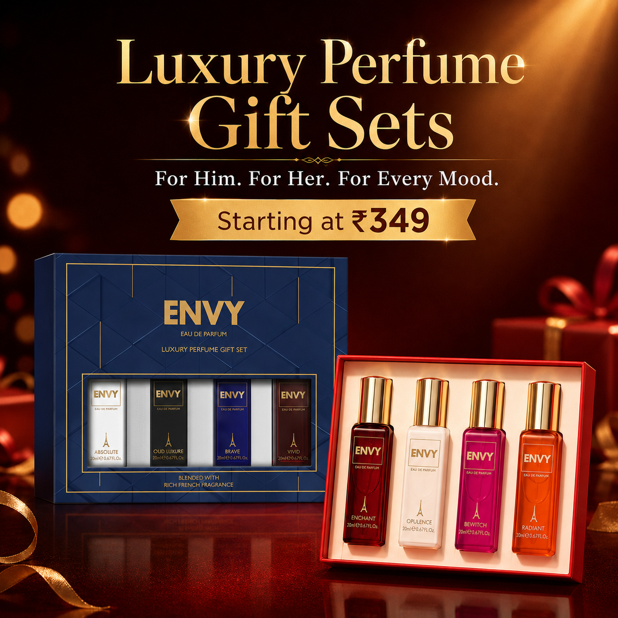 ENVY Perfume Facebook ad