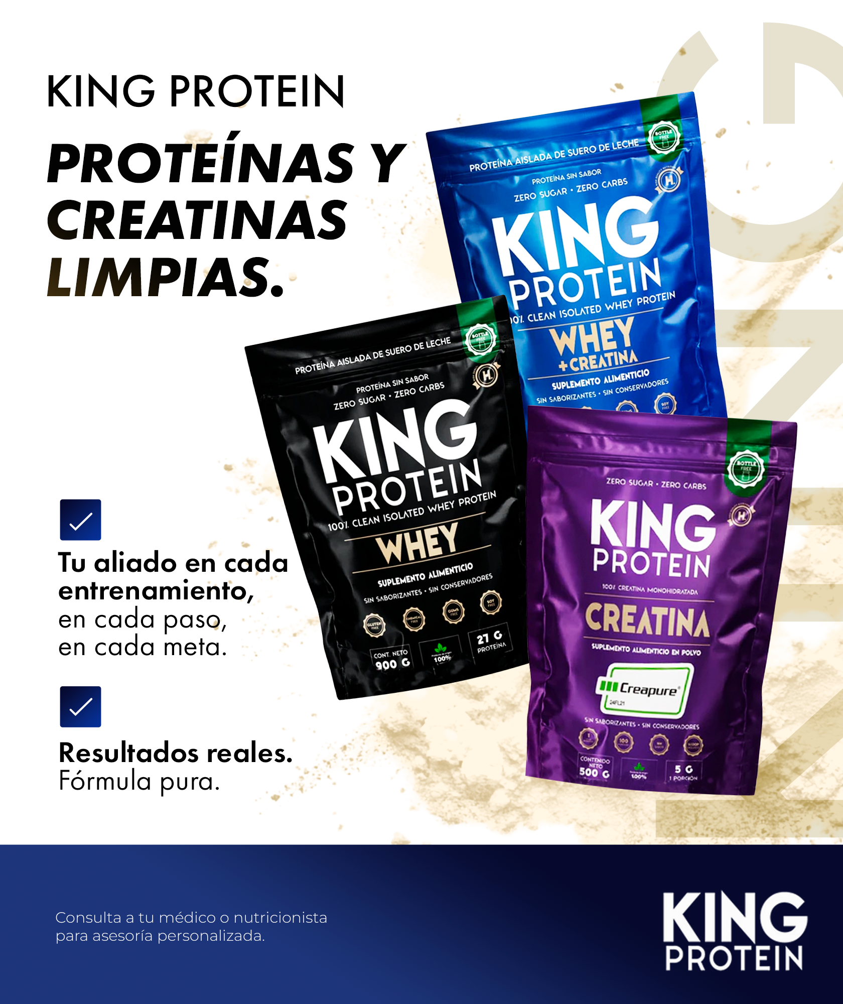 King protein Facebook ad from Dec 30, 2025