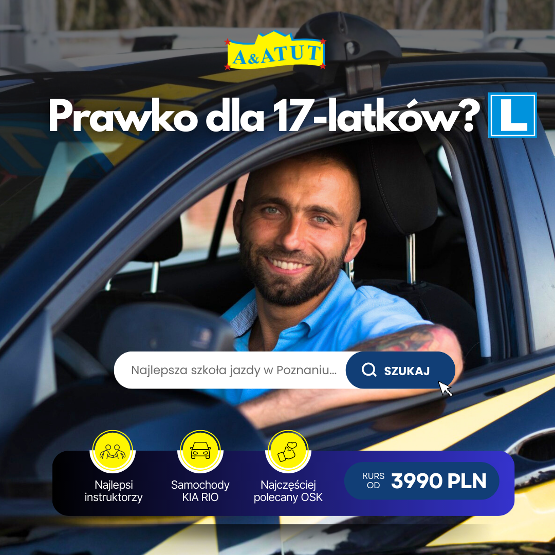 Prawko w Atucie Facebook ad: Prawo jazdy dla 17-latka, legalnie od 2026