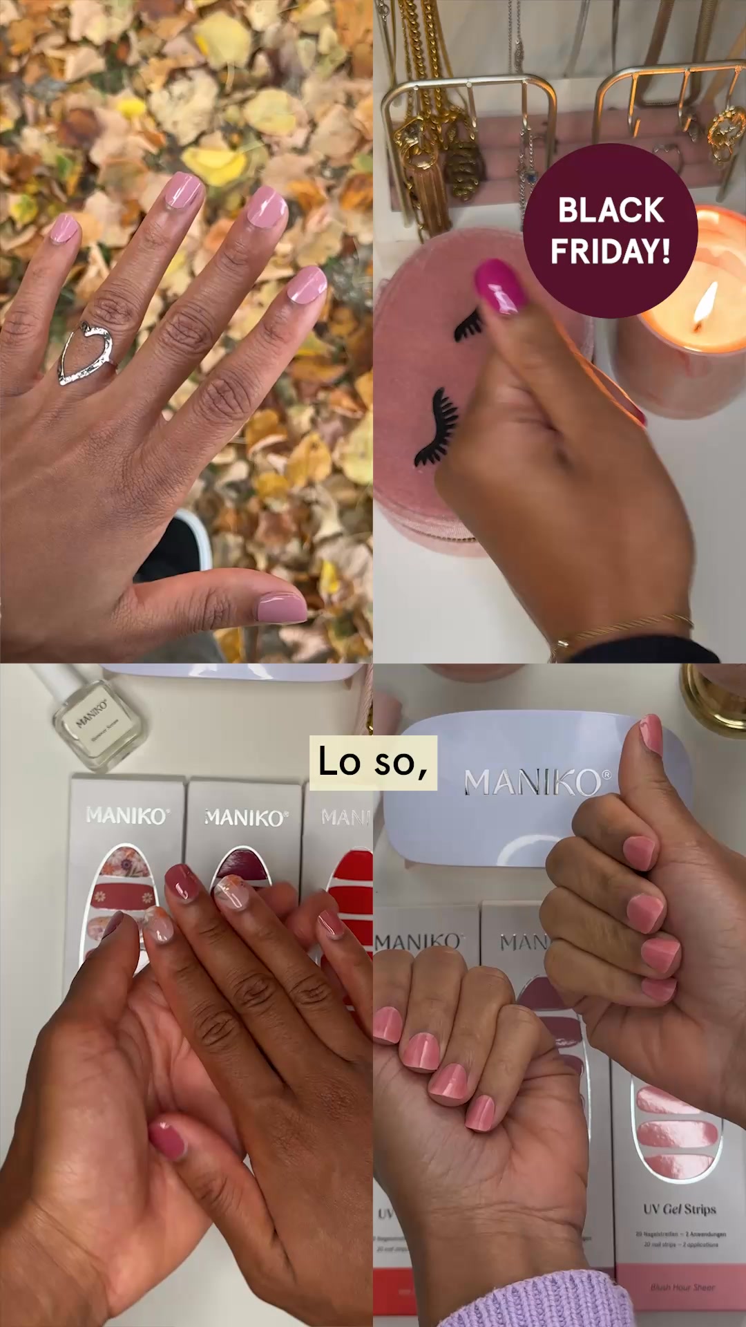 Maniko Nails Facebook ad: Vuoi unghie perfette? Prova Maniko