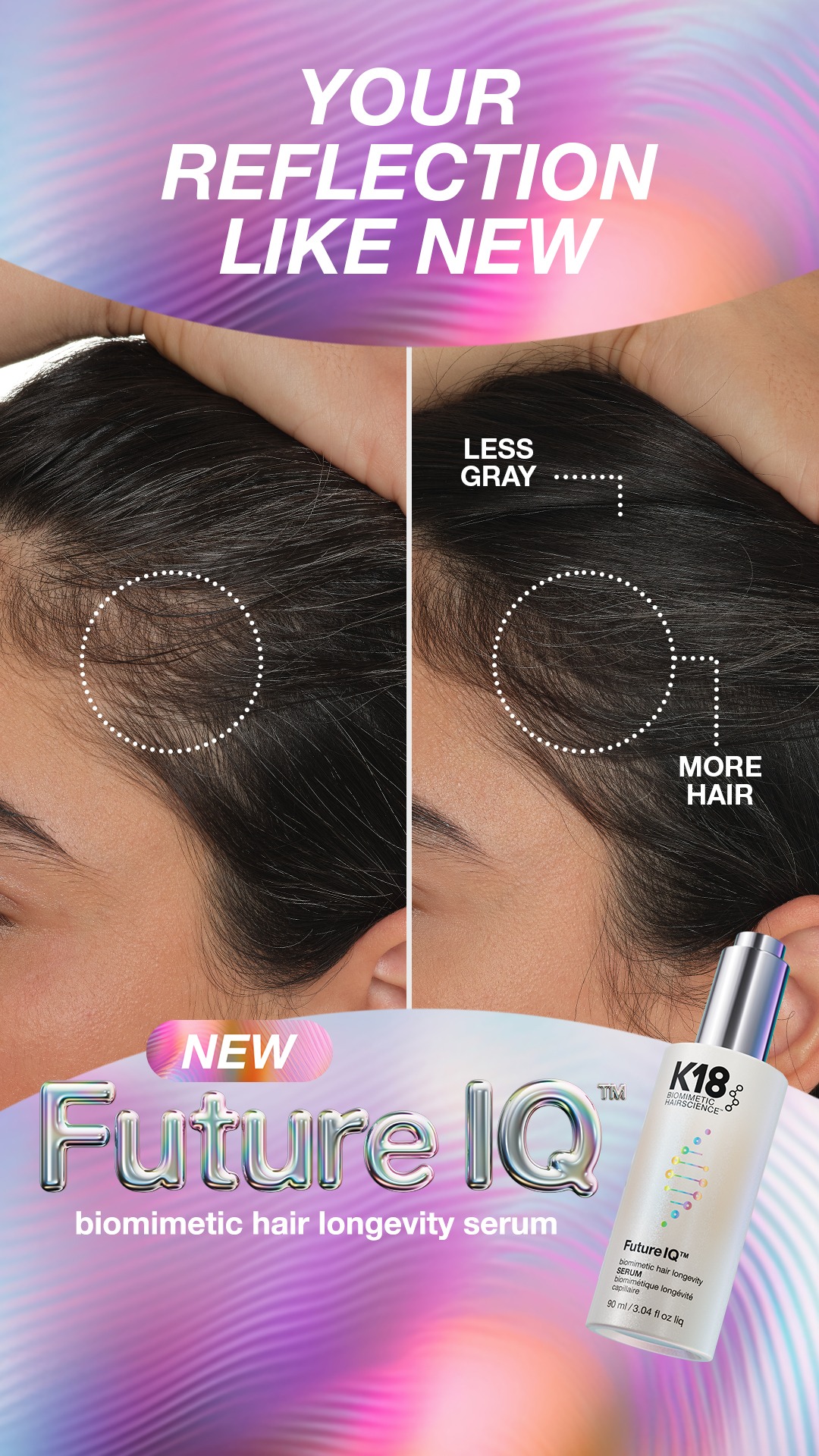 K18 Hair Facebook ad