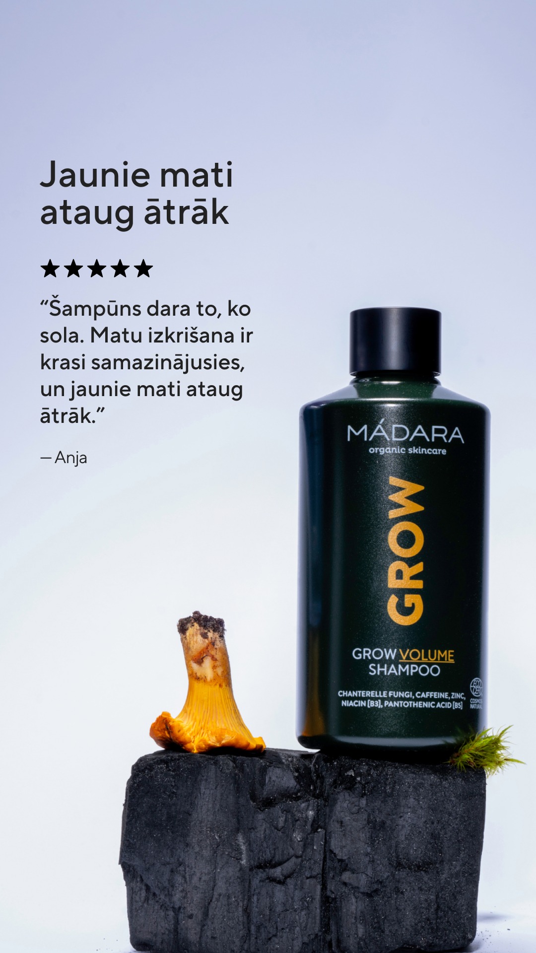 Mádara Organic Skincare Facebook ad