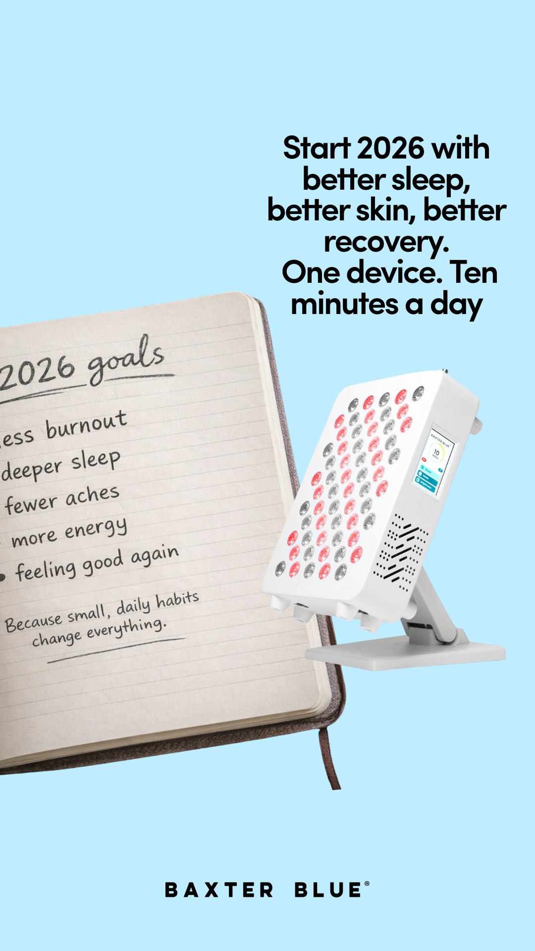Baxter Blue Facebook ad