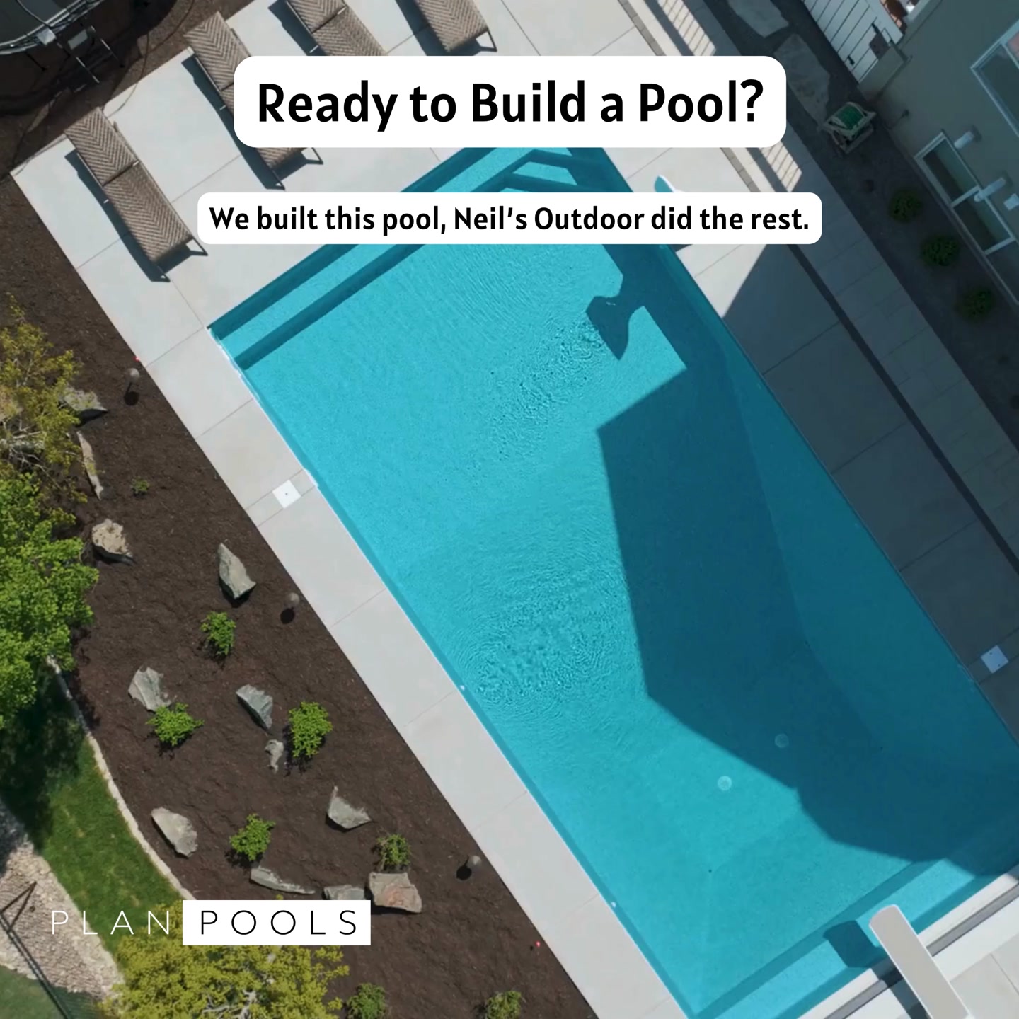 Plan Pools & Concrete Facebook ad: The Pool With 60% Lower Heating Costs