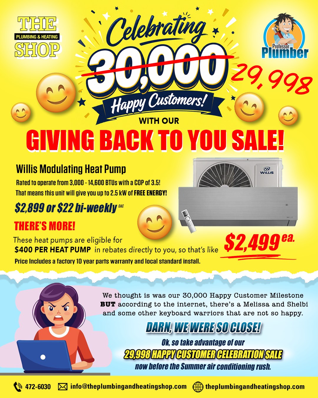The Plumbing & Heating Shop Facebook ad