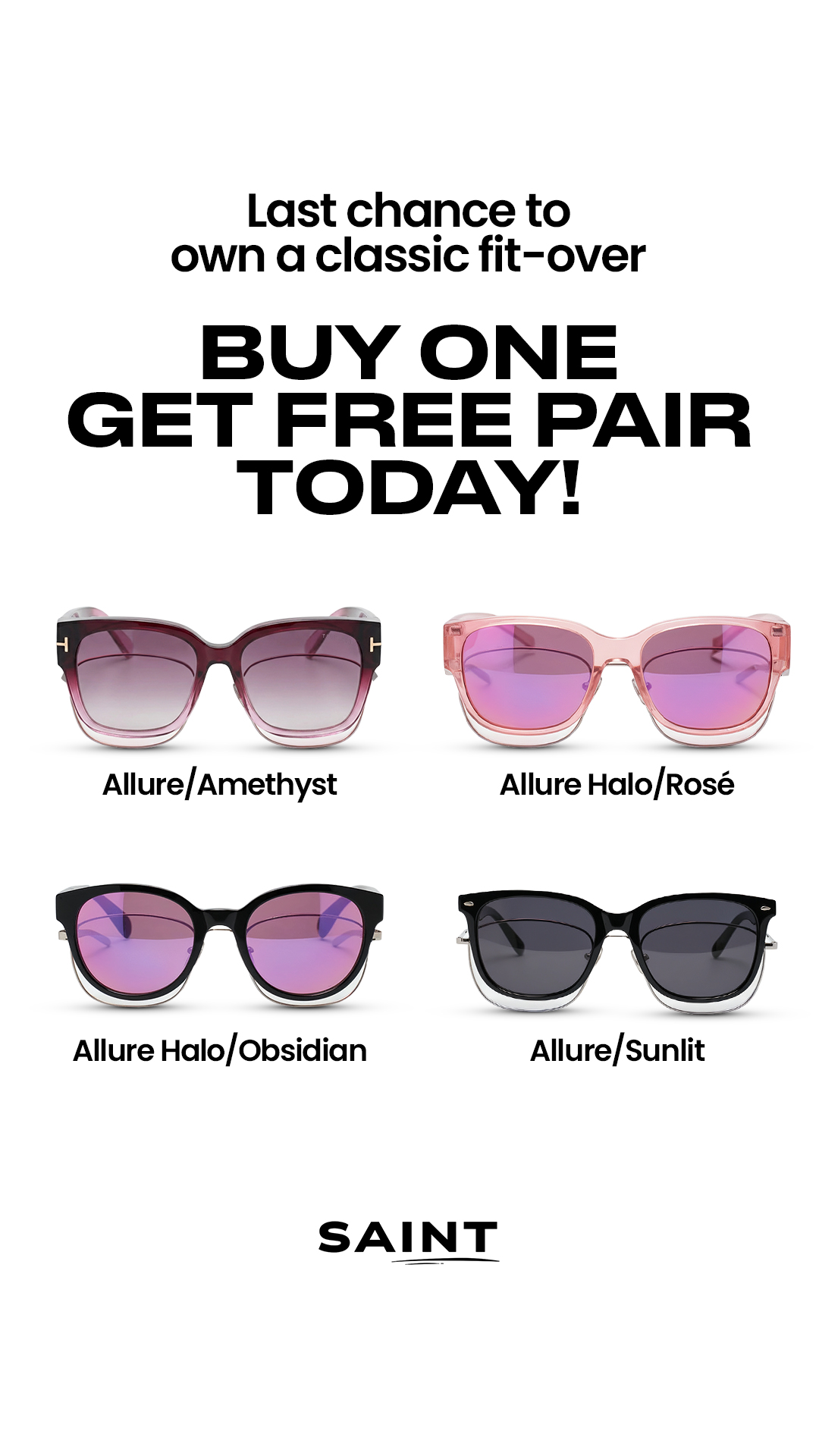 SAINT Eyewear Facebook ad