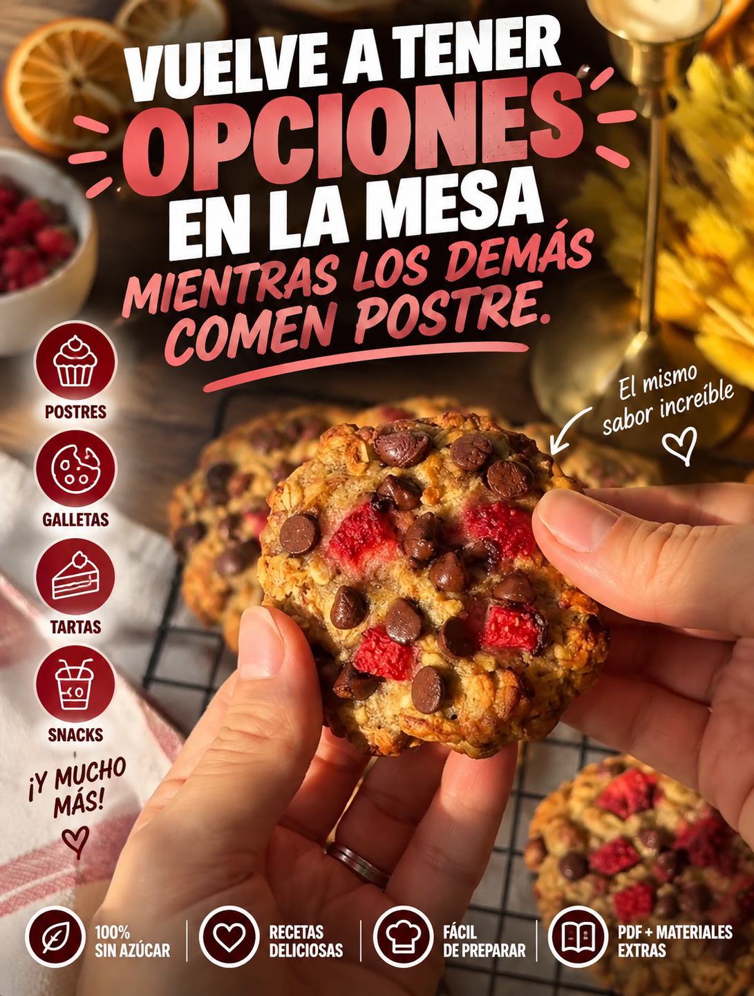 Eleanor Whitmore Facebook ad: La colección definitiva de recetas sin azúcar