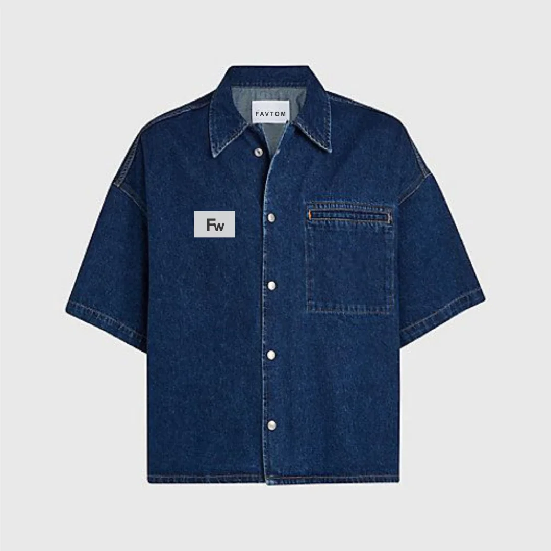 Favtom Facebook ad: DENIM CAMP SHIRT