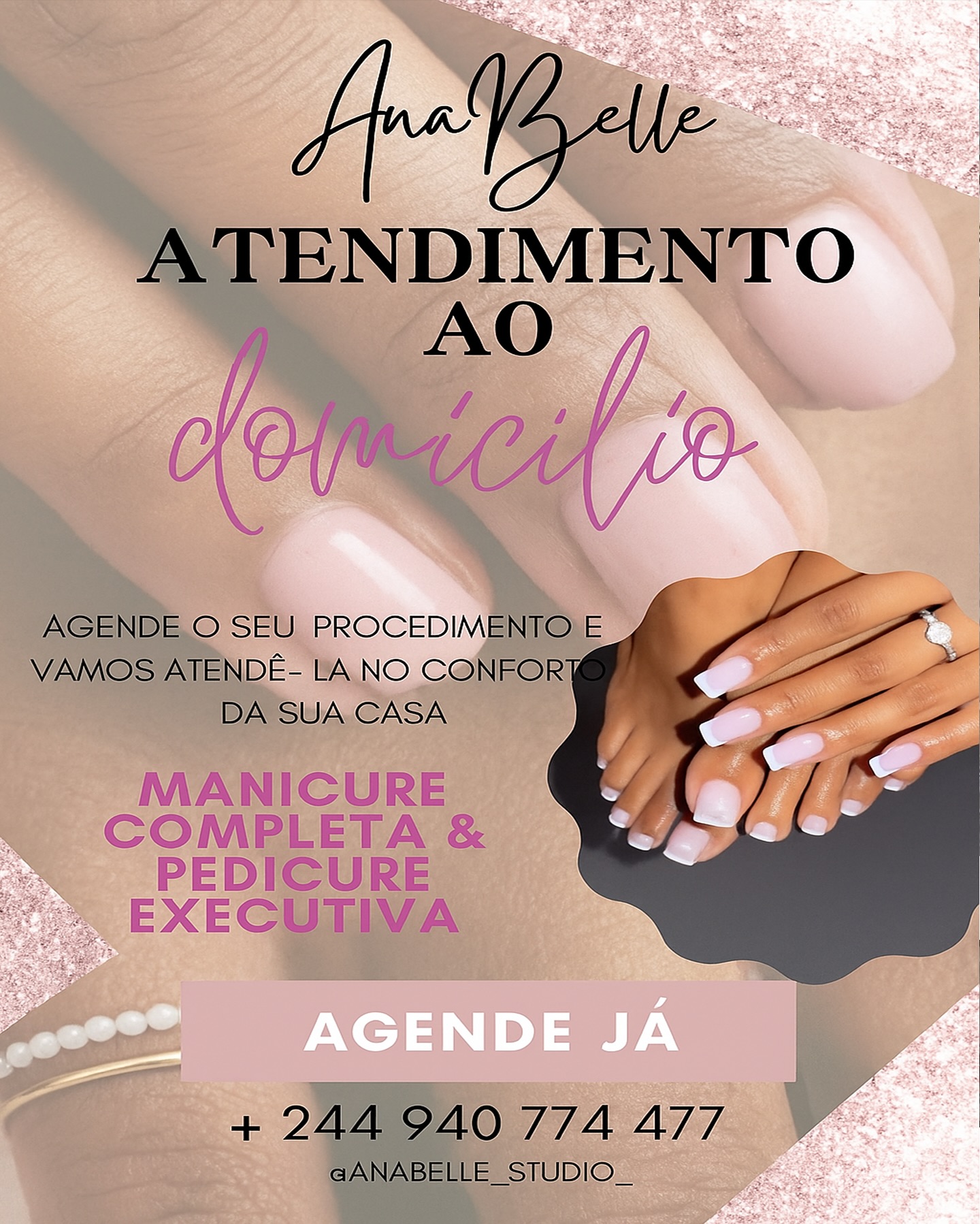 anabelle_studio_ Facebook ad: Serviço ao domicílio AnaBelleStudio