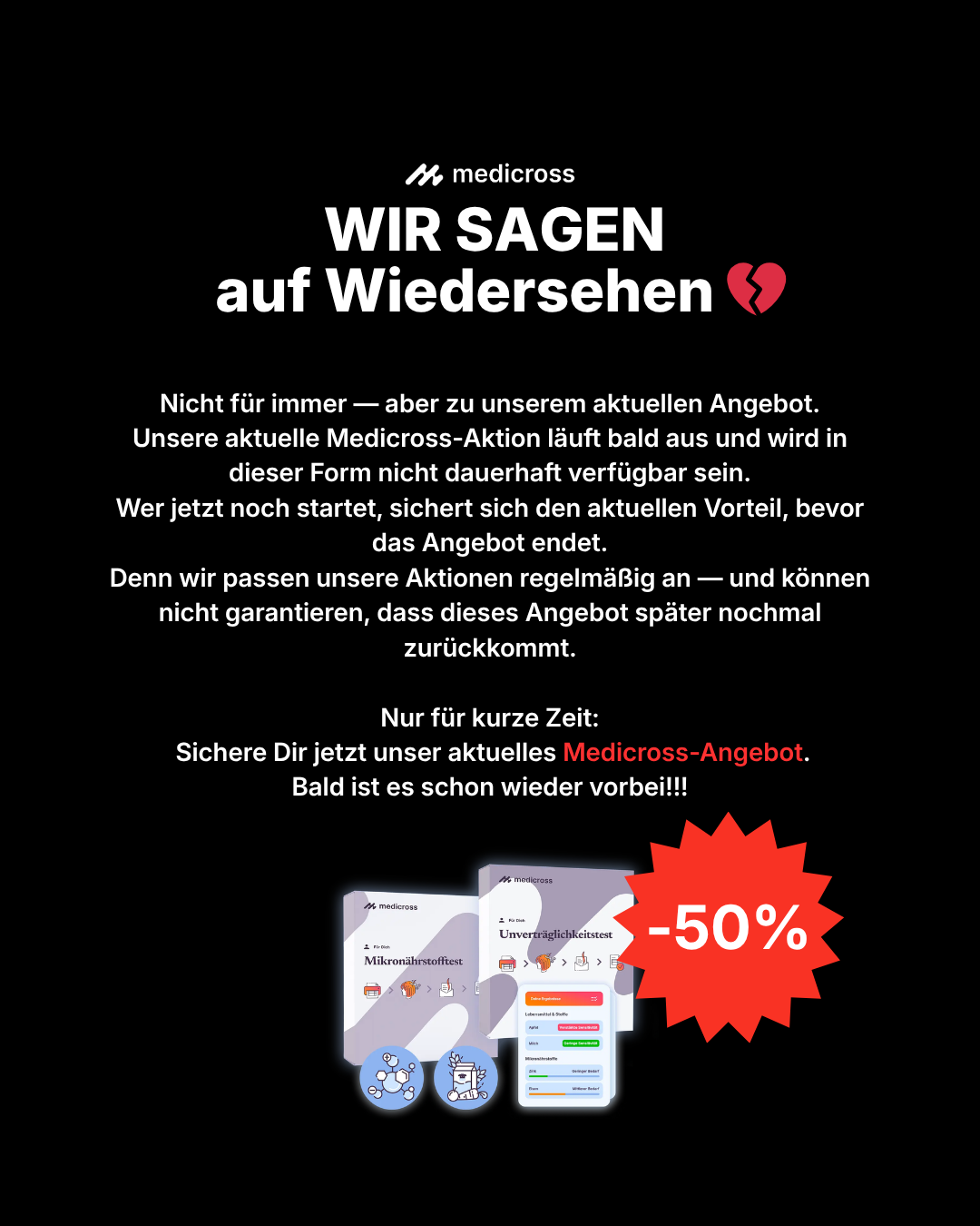 Medicross Labs Facebook ad