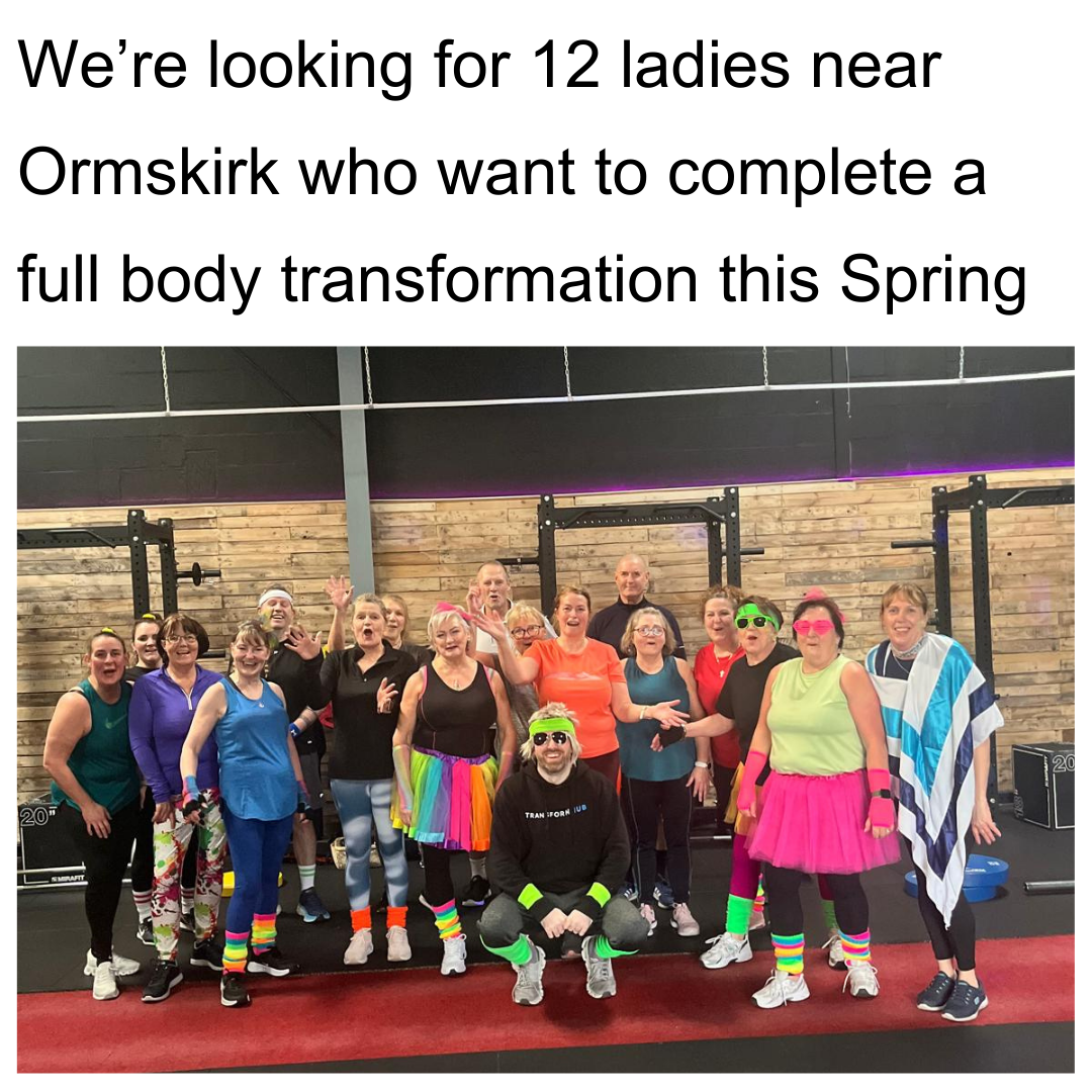 Be More with Transform Hub Ormskirk Facebook ad