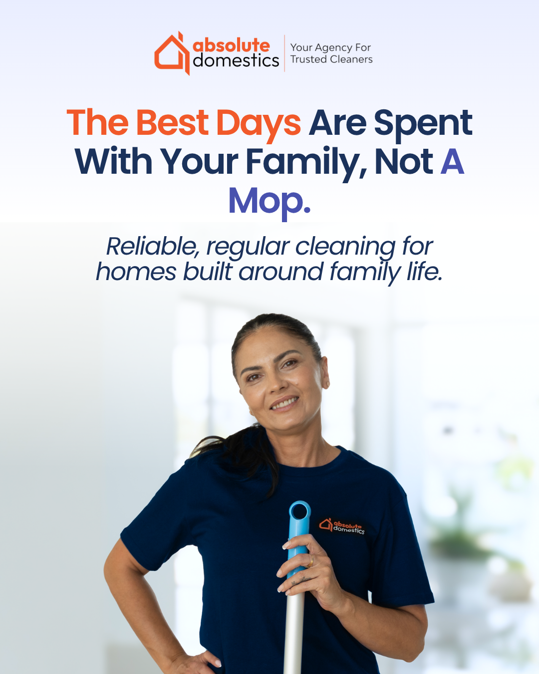 Absolute Domestics - House Cleaners Facebook ad