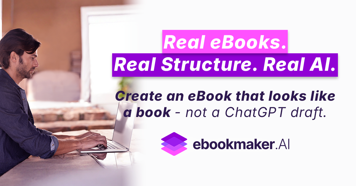 Ebookmaker.ai Facebook ad