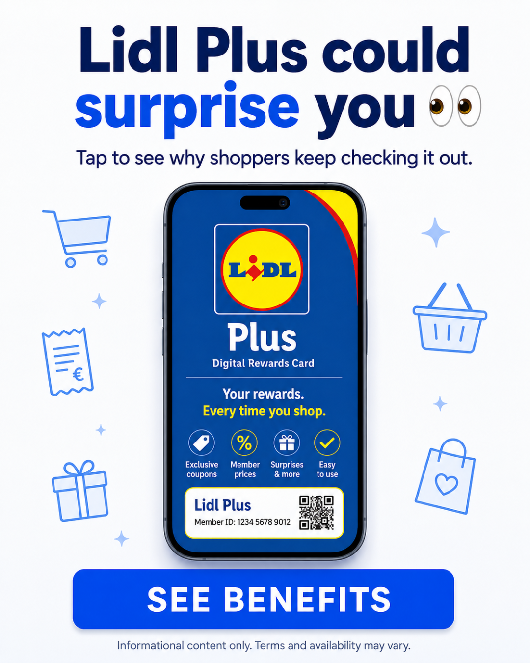 Catarina Louise Facebook ad: UNDERSTAND LIDL PLUS APP