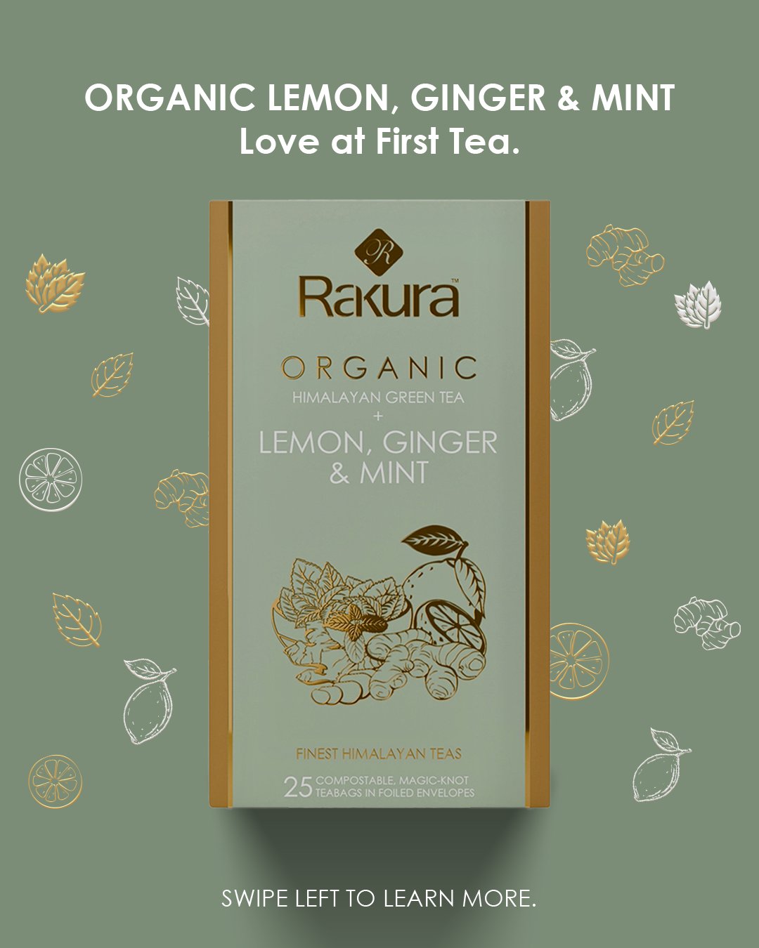 Rakura tea Facebook ad