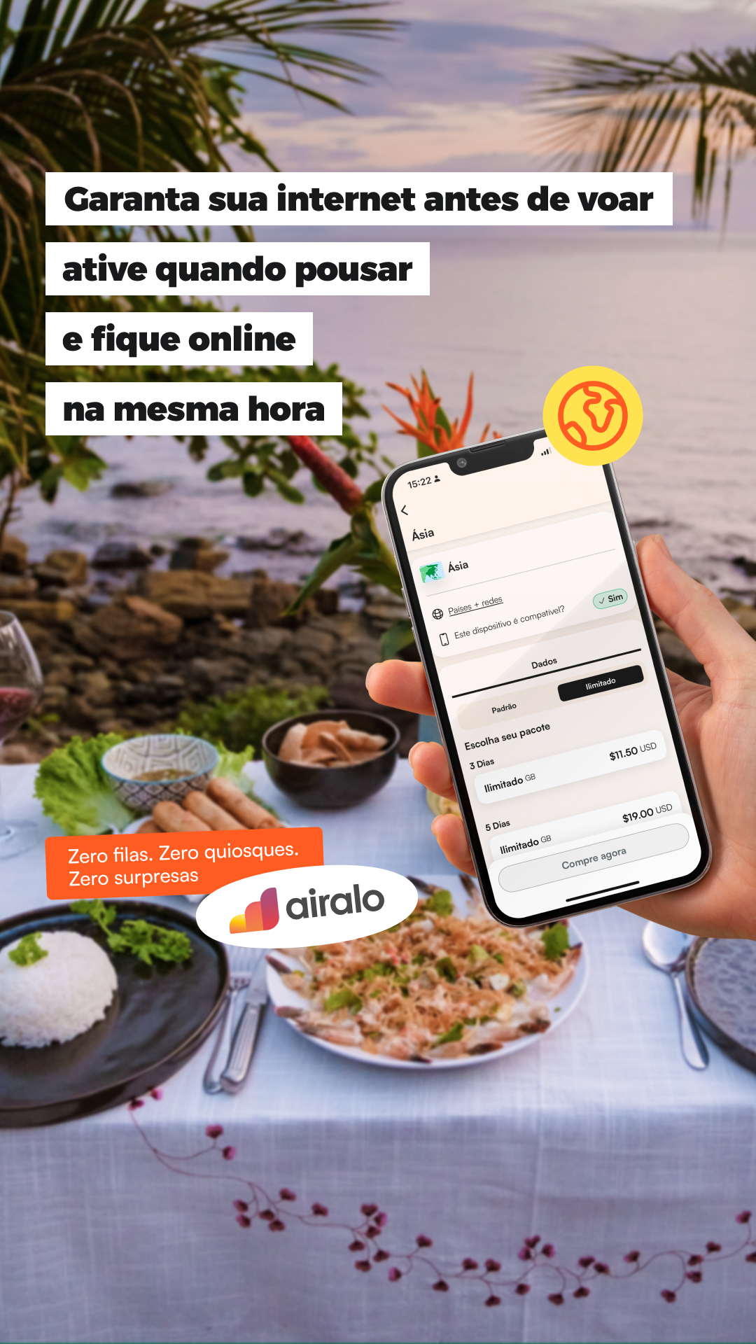 Airalo Global eSIM Store Facebook ad