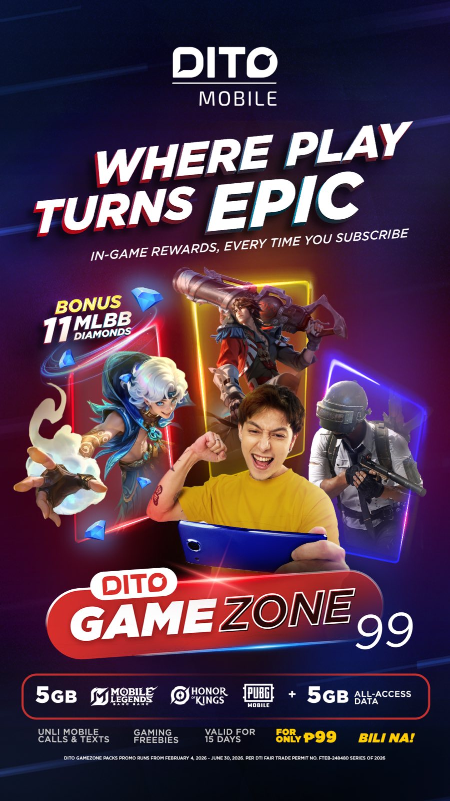 DITO Telecommunity Facebook ad