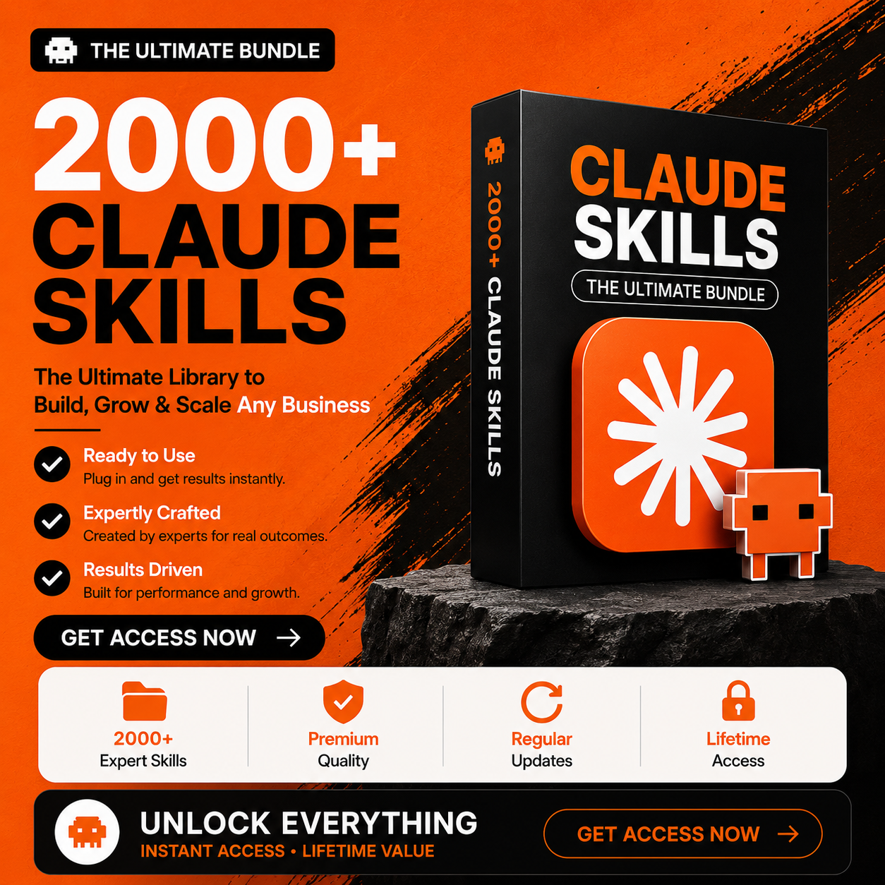 AI Avalanche Facebook ad: Unlock Claude’s Full Power with 2,000+ Ready Skills