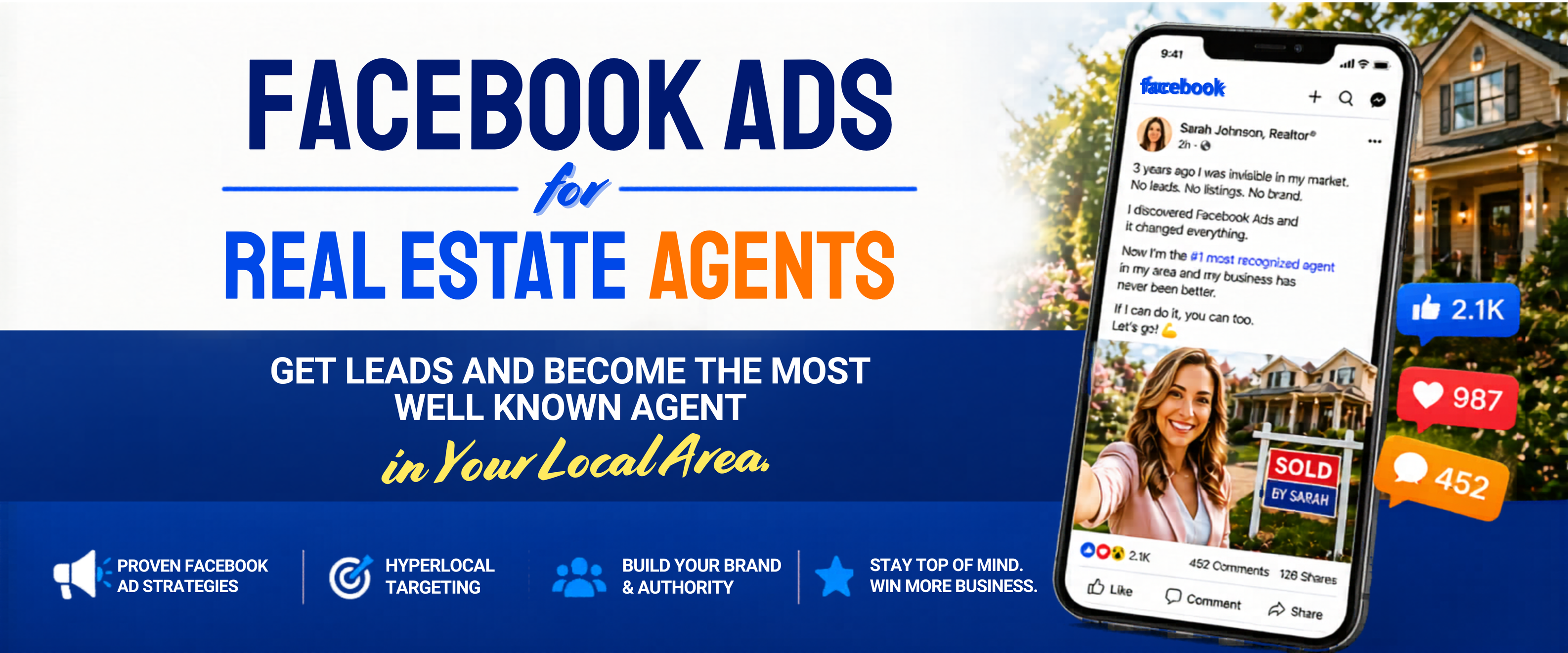 Small Town Famous Agent Facebook ad: Facebook Ads for Real Estate Agents