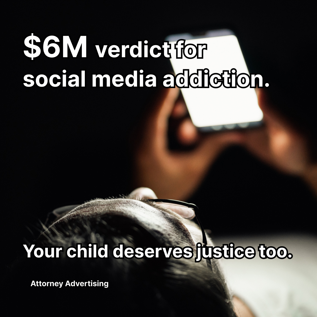 TikTok Addiction Lawyers Facebook ad: Children’s TikTok Harm Lawsuit